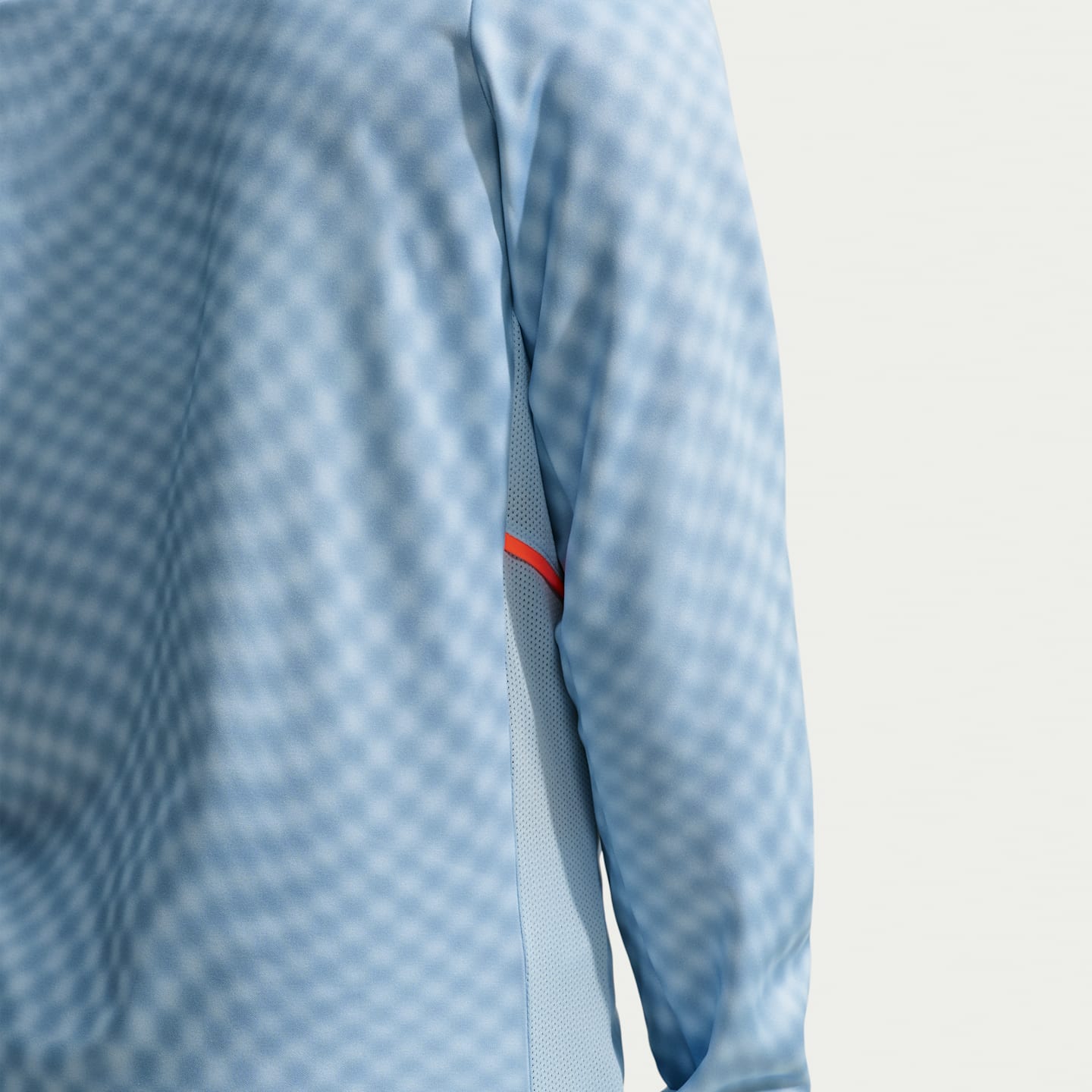 Женский топ Nike United Academy Dri-FIT Long-Sleeve Soccer, цвет: Синий / Оранжевый — фото 2