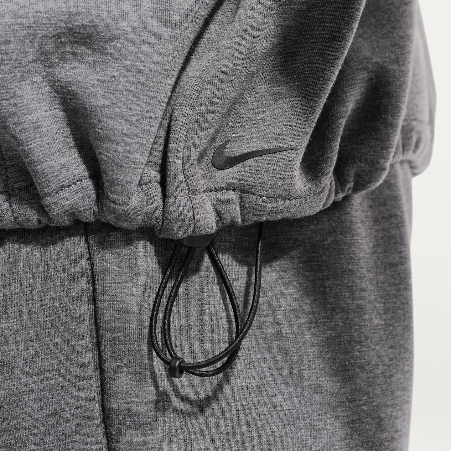 Мужское баскетбольное худи Nike Kobe Dri-FIT, цвет: Чёрный меланжевый / Чёрный — фото 6