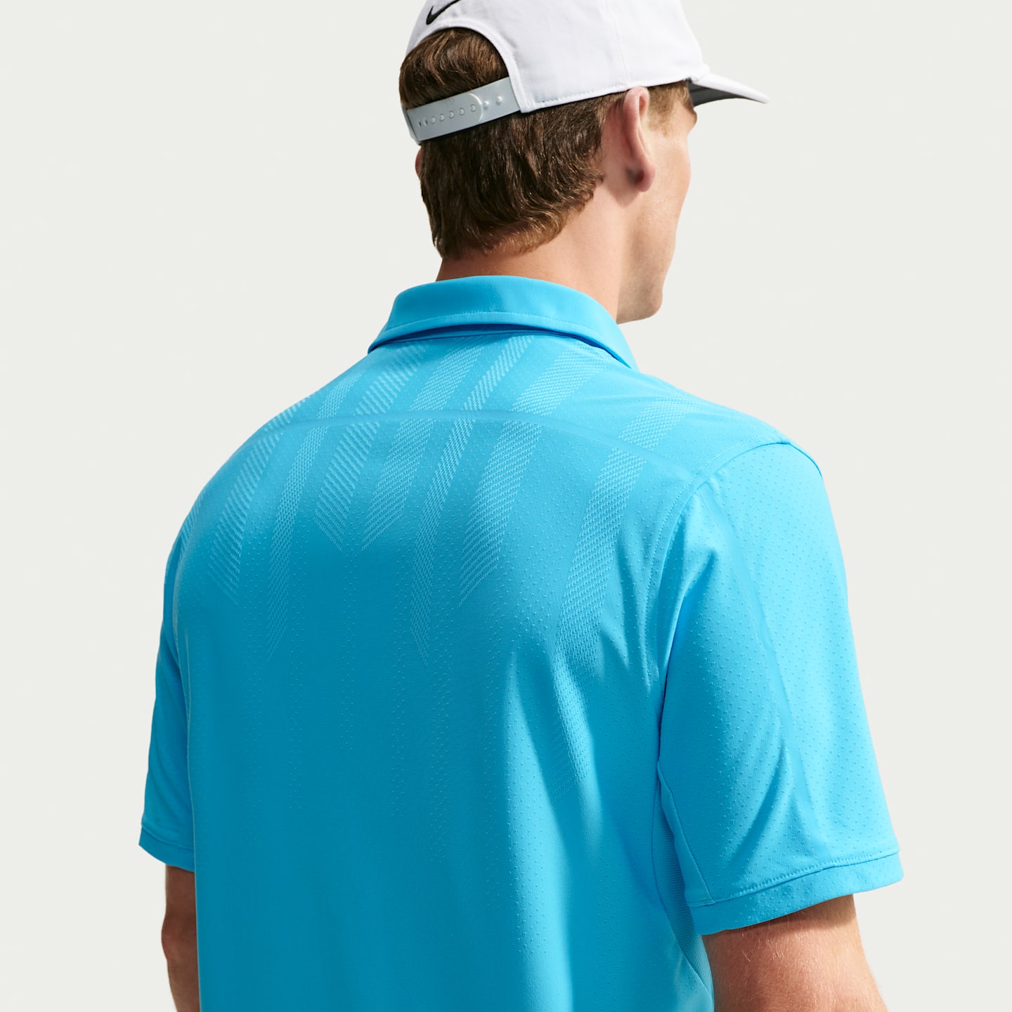 Мужское поло Nike Tailored Performance Dri-FIT Golf Polo, цвет: Синий, вариант 1 — фото 2