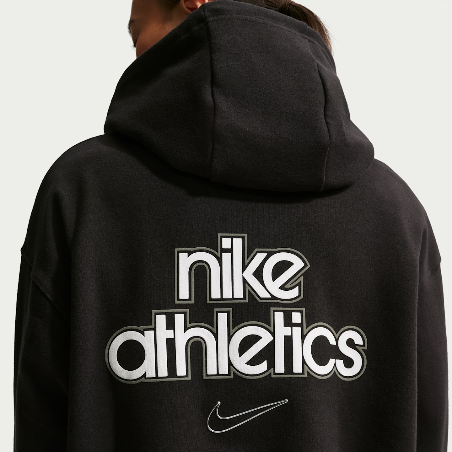 Женское худи Nike Sportswear Phoenix Fleece Pull-Over, цвет: Чёрный — фото 2