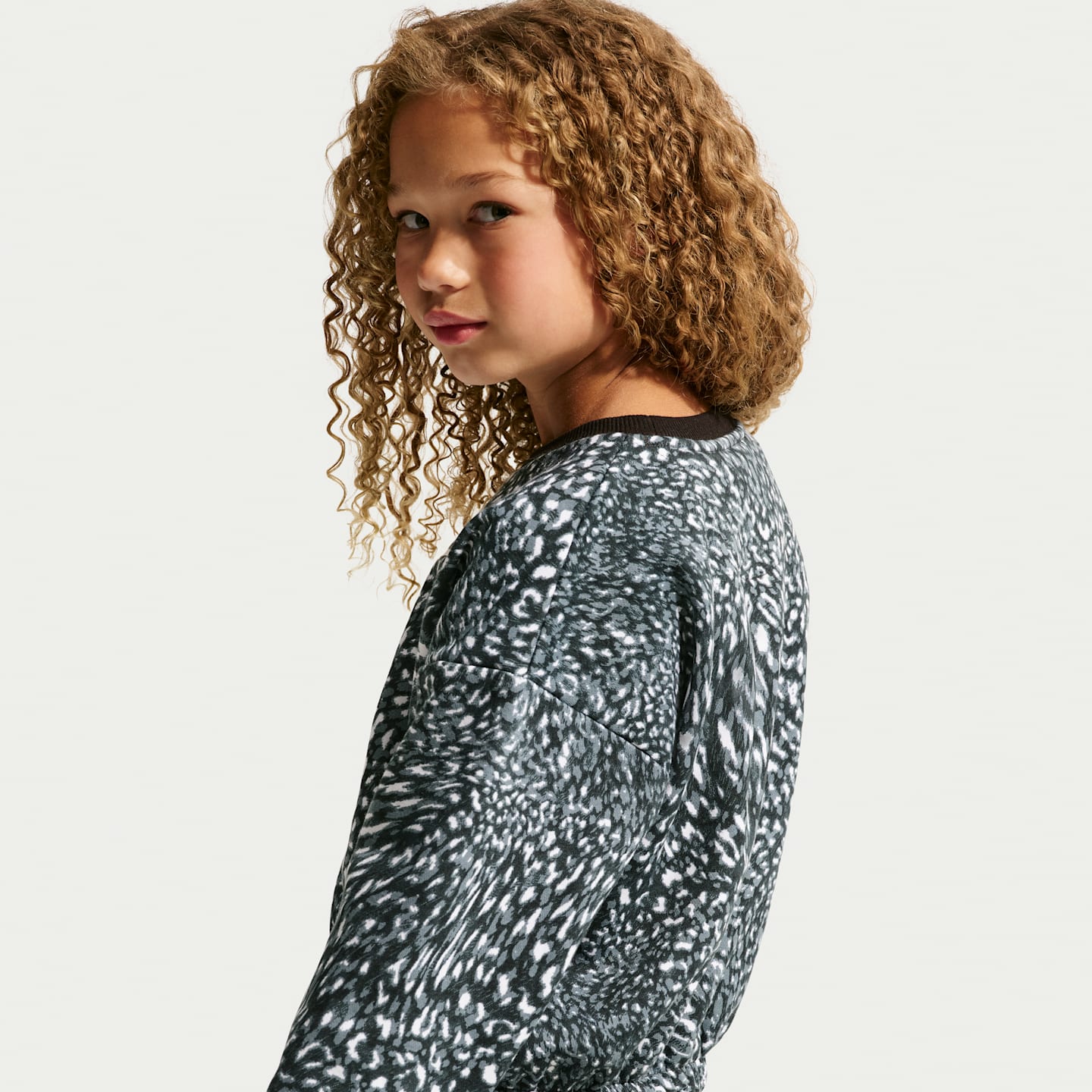 Детские комплекты Nike Printed Crew and Scooter Set, цвет: Чёрный — фото 3