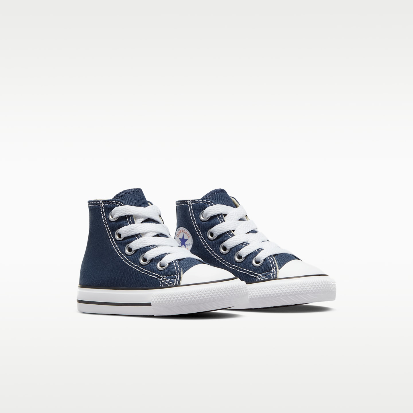 Детские кроссовки Nike Converse Chuck Taylor All Star High Top Infant/Toddler Shoe, цвет: Тёмно-синий — фото 5