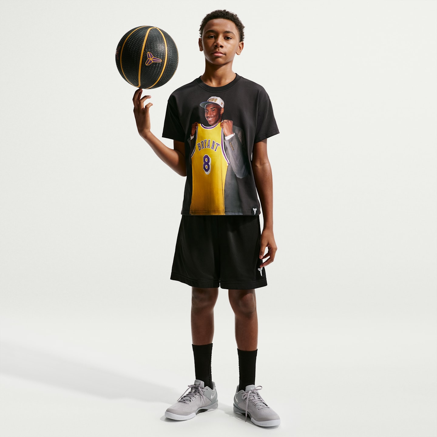 Детская футболка Nike Kobe Dri-FIT, цвет: Чёрный — фото 4