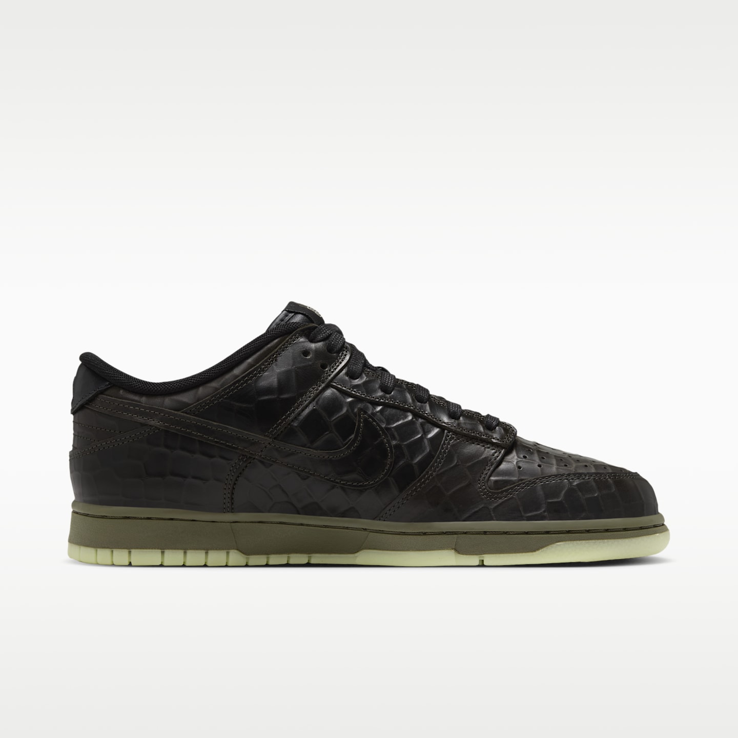 Мужские кроссовки Nike Dunk Low Premium Halloween, цвет: Зелёный / Чёрный — фото 3