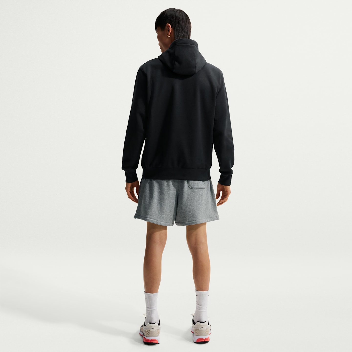 Мужское худи-пуловер Nike Cheer, цвет: Чёрный — фото 5