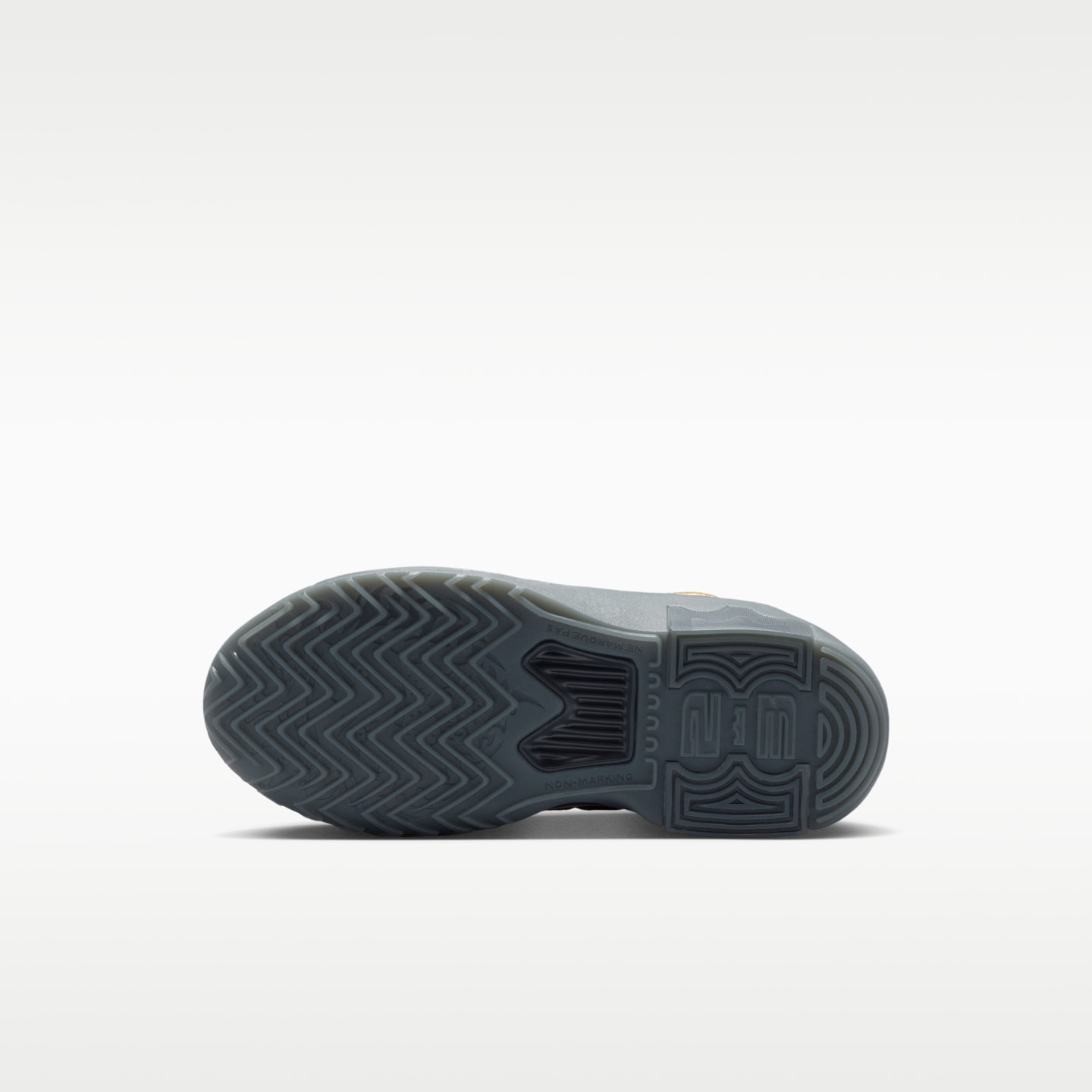 Детские кроссовки Nike LeBron Witness 9 Little Kids' Shoes, цвет: Чёрный / Железный серый — фото 2