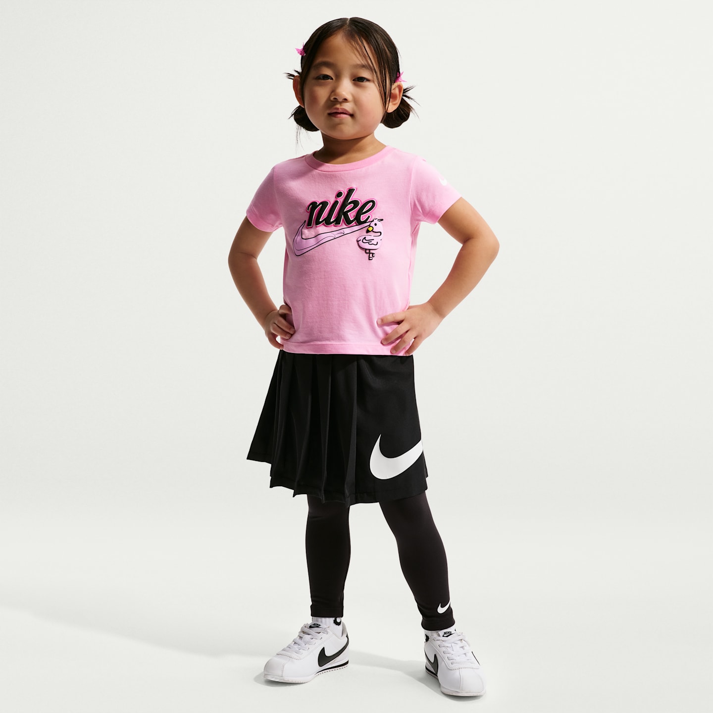 Детская футболка Nike Connected, цвет: Розовый — фото 4