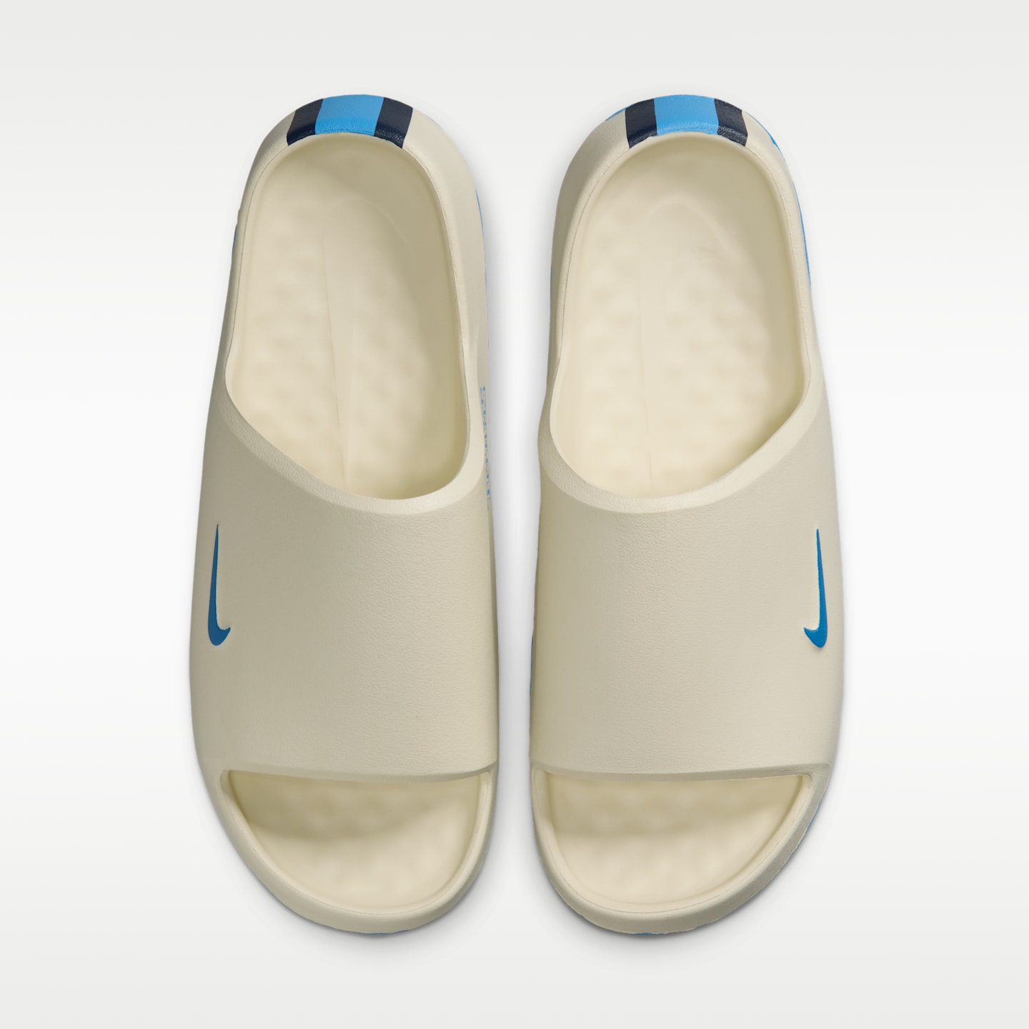 Мужские сандалии Nike Calm (Tennessee Titans) NFL, цвет: Молочный / Тёмно-синий — фото 5