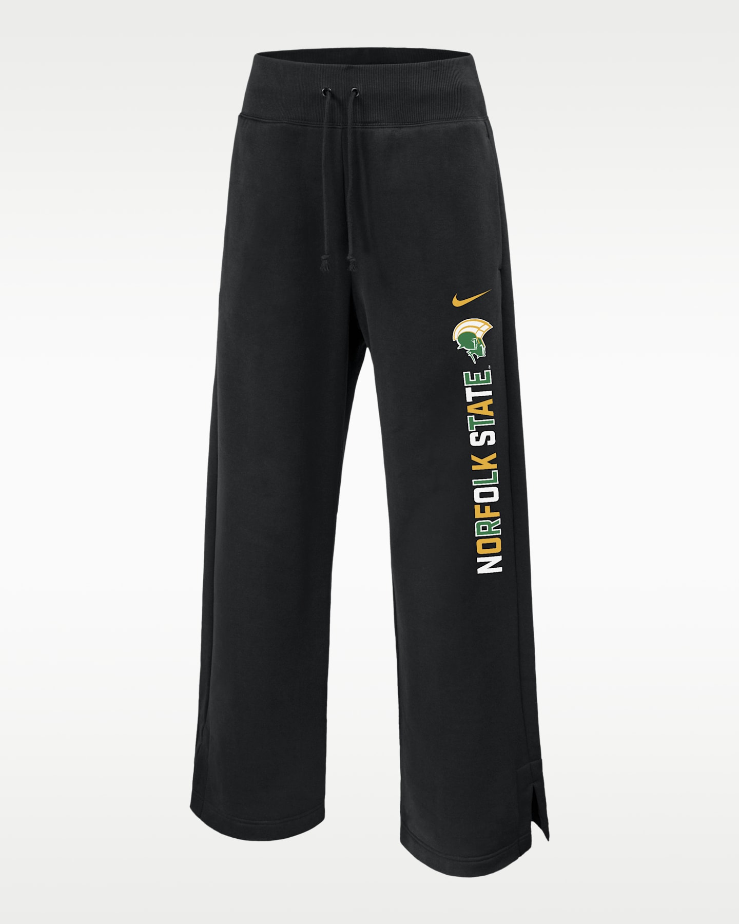 Женские флисовые спортивные брюки Nike Phoenix College Norfolk State, цвет: Чёрный — фото 2