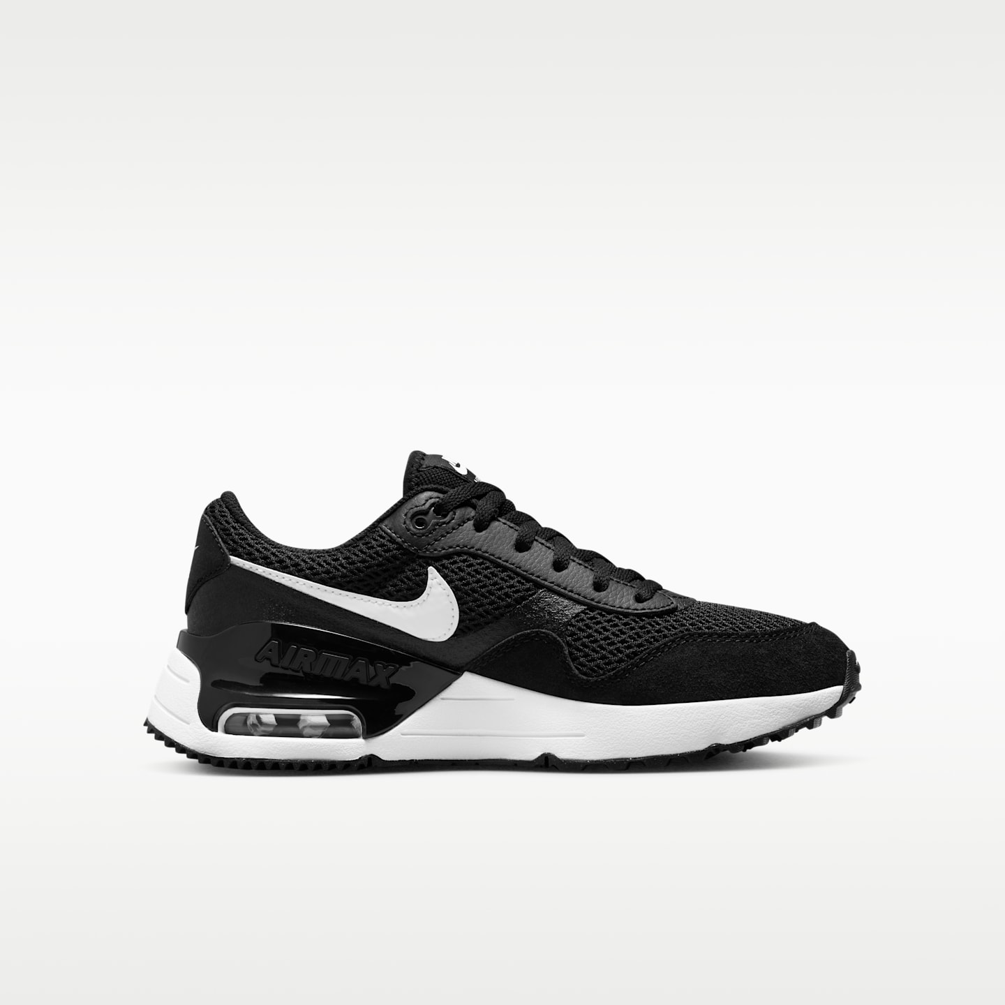 Детские кроссовки Nike Air Max Systm, цвет: Чёрный / Волчий серый — фото 3