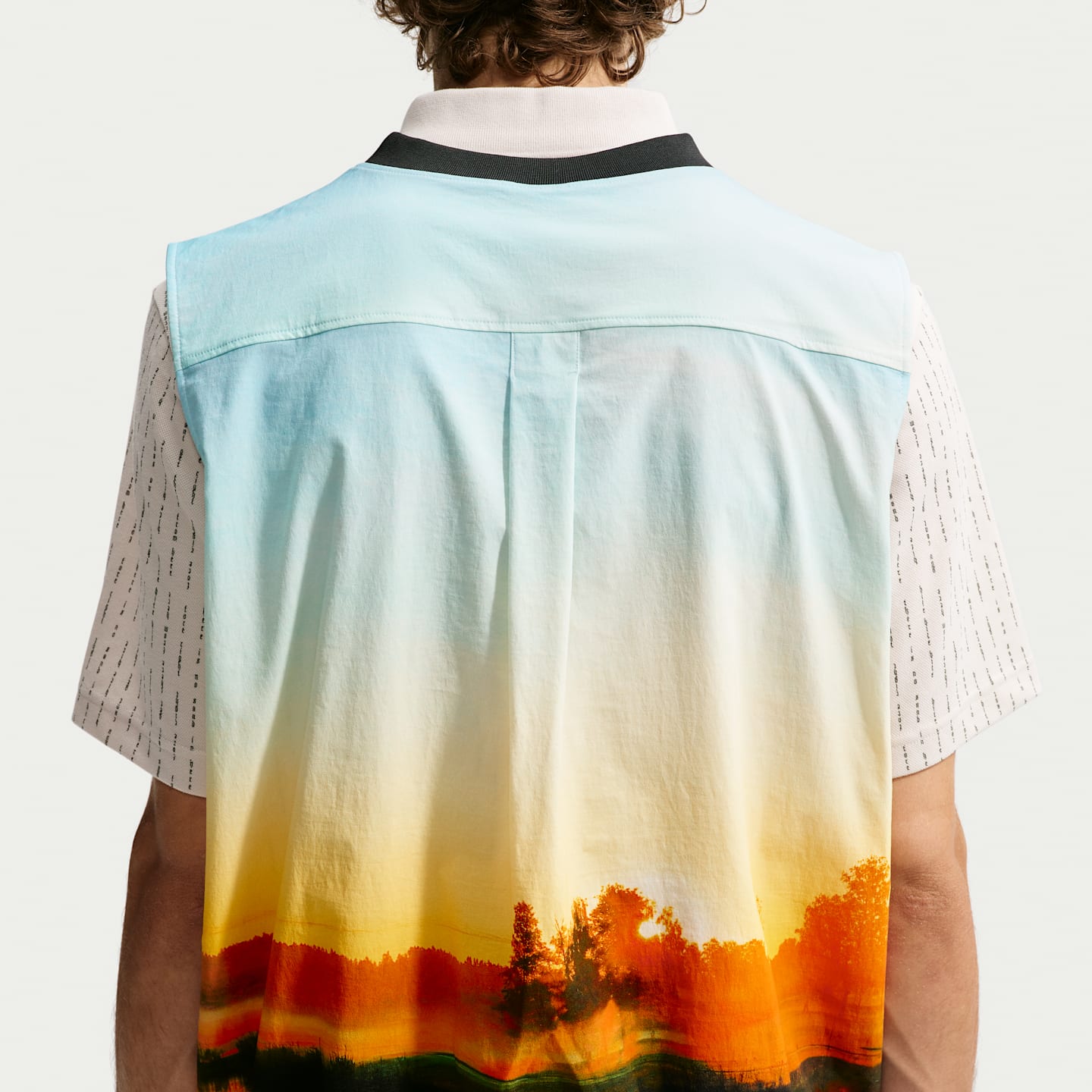 Ветрозащитный жилет для гольфа Nike Fairway Fresh, цвет: Чёрный — фото 2