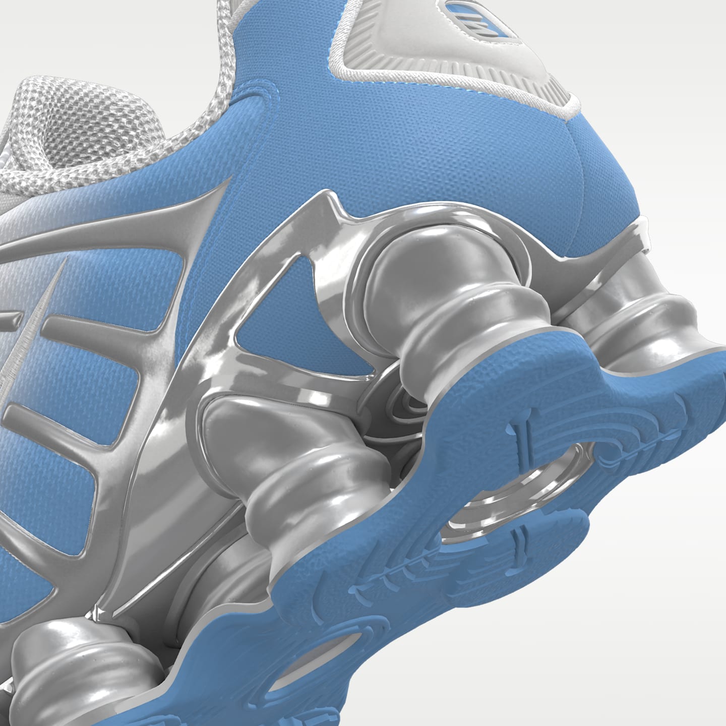 Женские кроссовки Nike Shox TL By You Custom, цвет: Разноцветный — фото 9