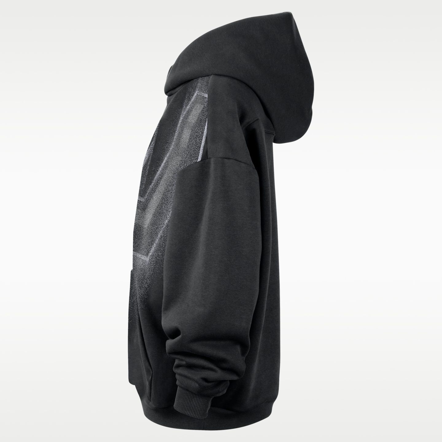 Мужское худи Nike San Antonio Spurs Standard Issue NBA Fleece Basketball, цвет: Чёрный / Белый — фото 3