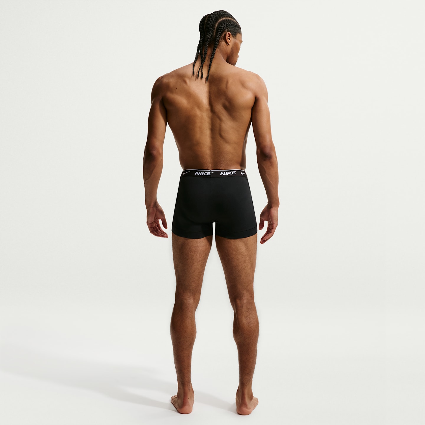 Трусы Essential Dri-FIT для мужчин, хлопок, стрейч, 3 шт. — Nike, цвет: Чёрный — фото 5