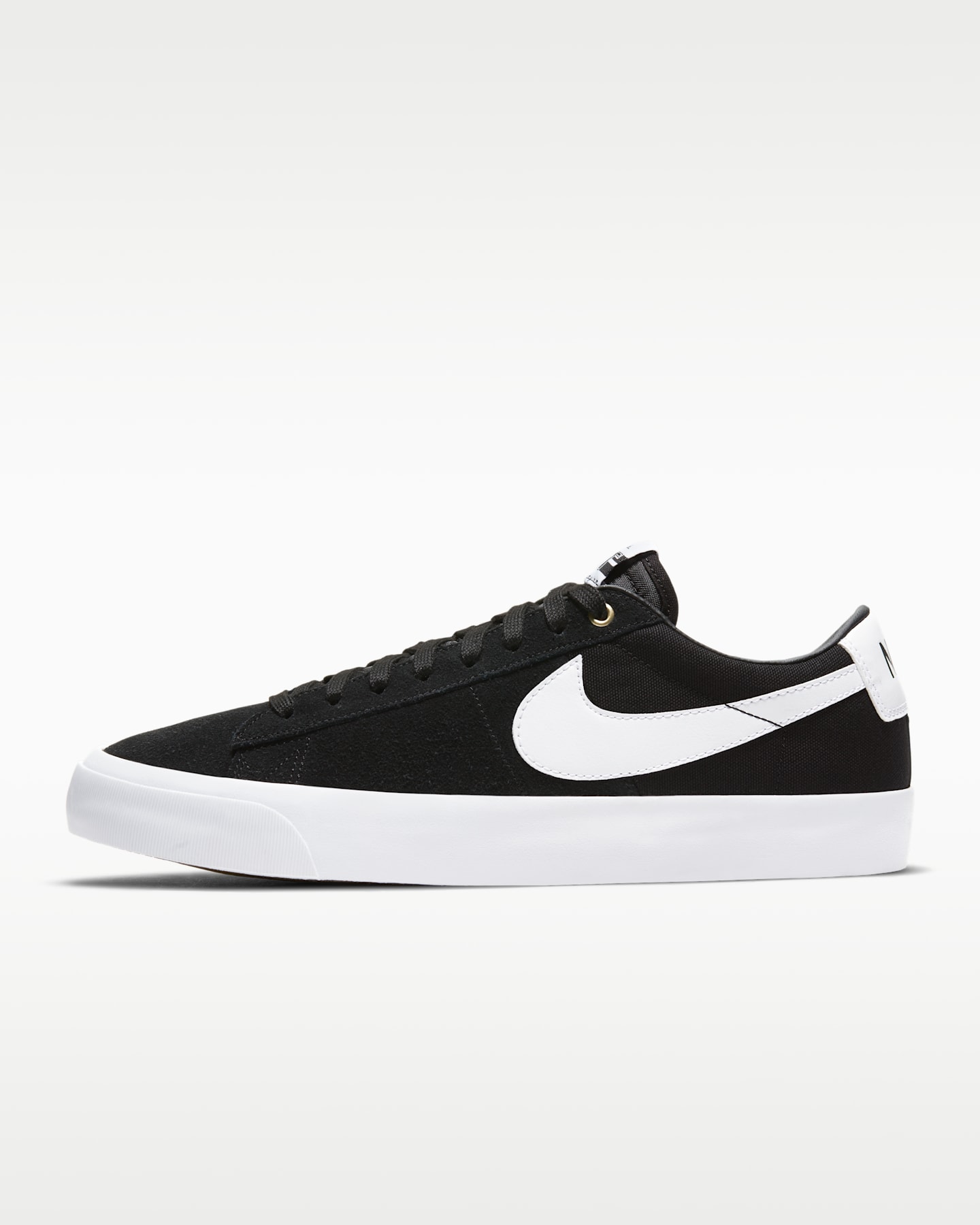Пиджак Nike SB Zoom Blazer Low Pro GT Skate Shoes, цвет: Чёрный / Карамельный коричневый — фото 10