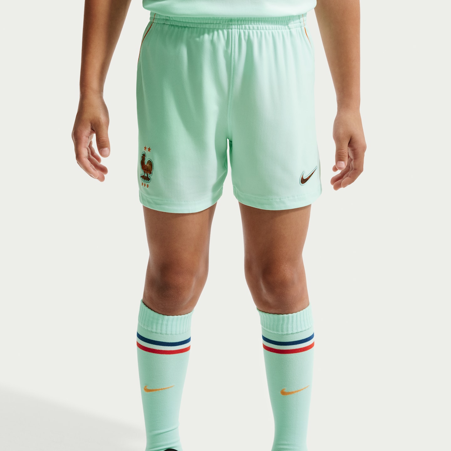 Детский футбольный комплект Nike FFF 2026 Stadium Away из 3 предметов, цвет: Igloo/Monarch/Monarch — фото 4
