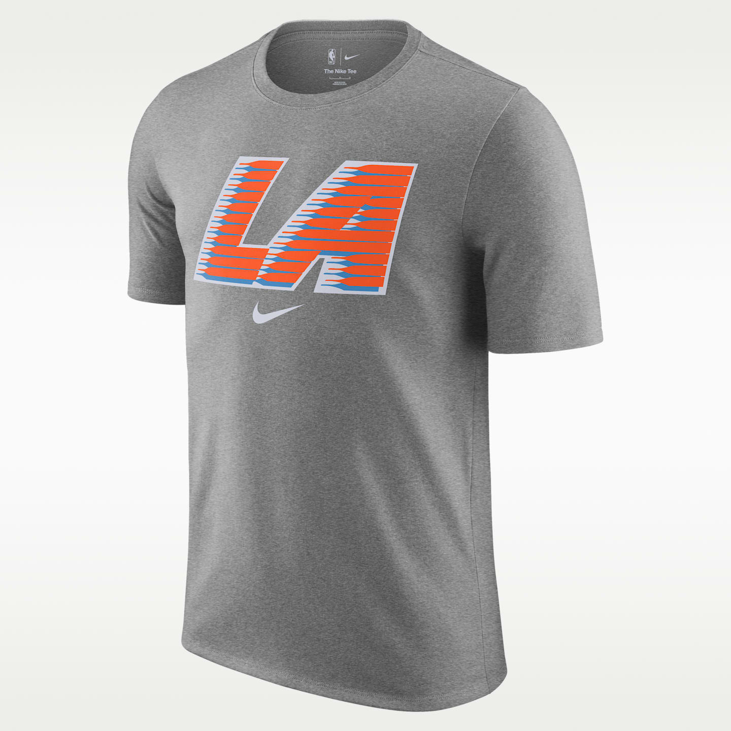 Женская футболка Nike LA Clippers Essential City Edition NBA, цвет: Тёмный серый меланжевый