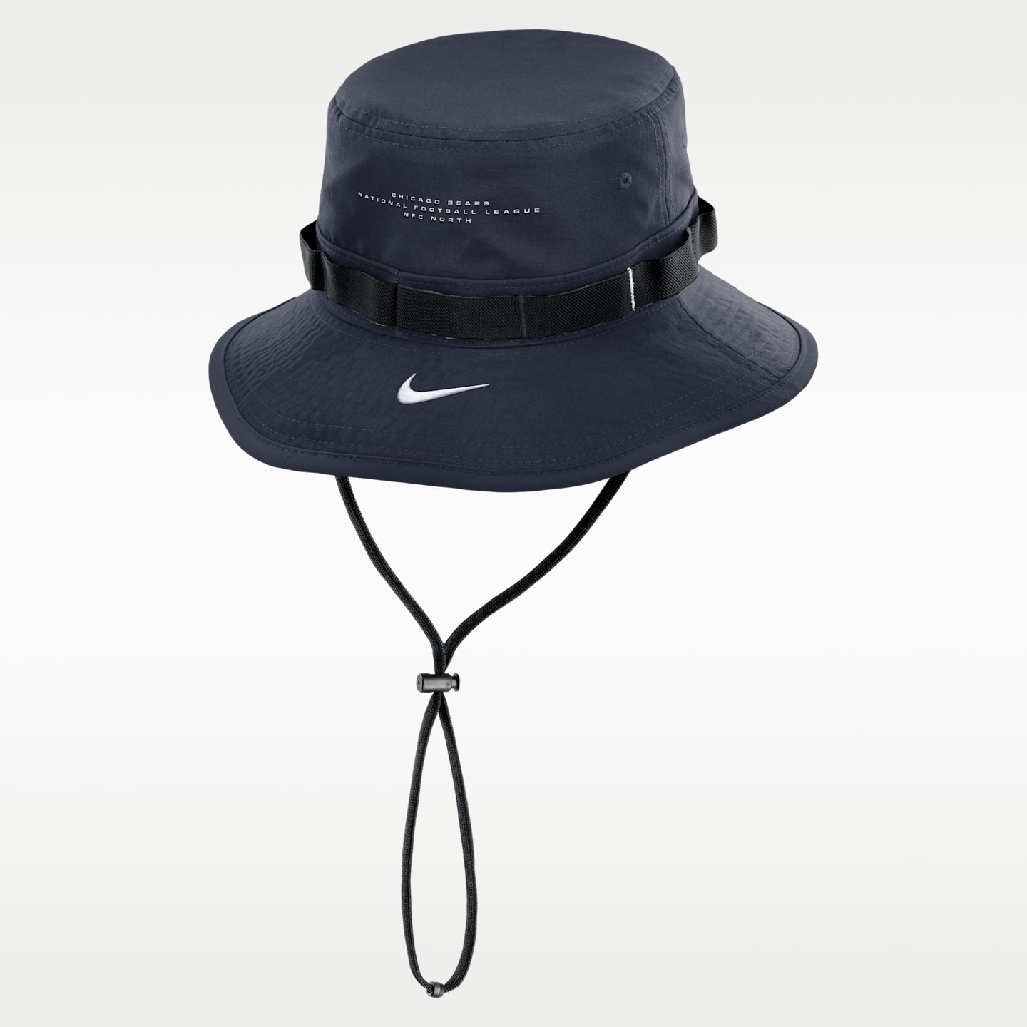 Мужская панама Nike Chicago Bears Primetime Apex Boonie Dri-FIT NFL, цвет: Тёмно-синий — фото 2