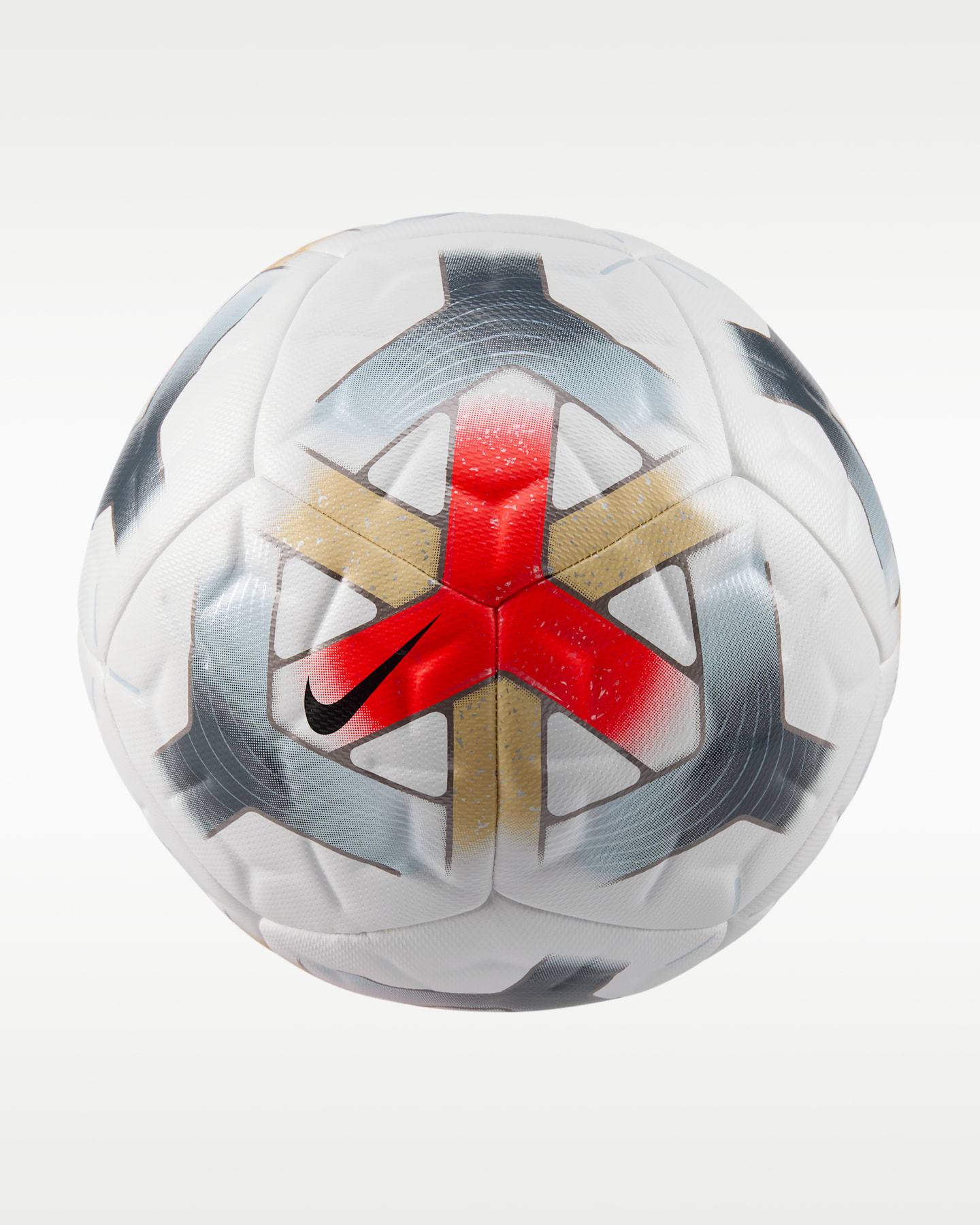 Мяч Nike Academy Plus Soccer Ball, цвет: Белый / Яркий малиновый, вариант 1 — фото 3