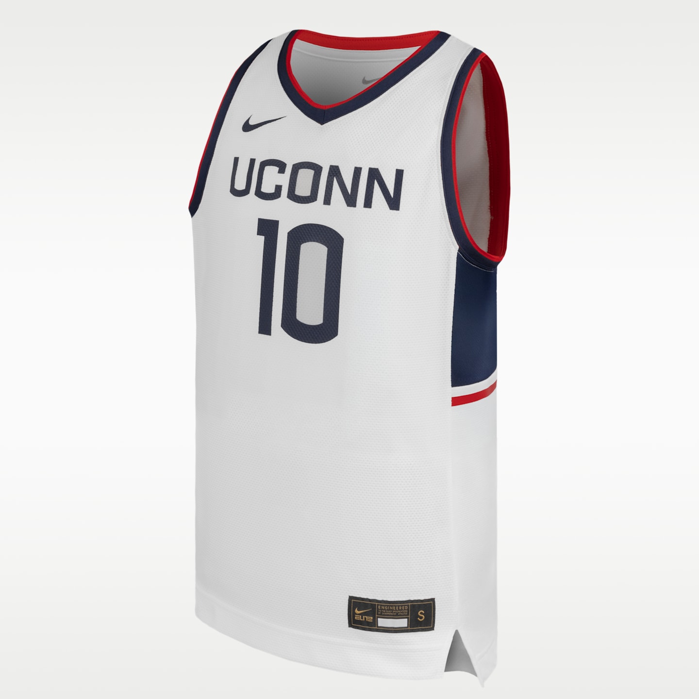 Детское баскетбольное джерси Nike Connecticut Huskies Replica, цвет: Белый — фото 1