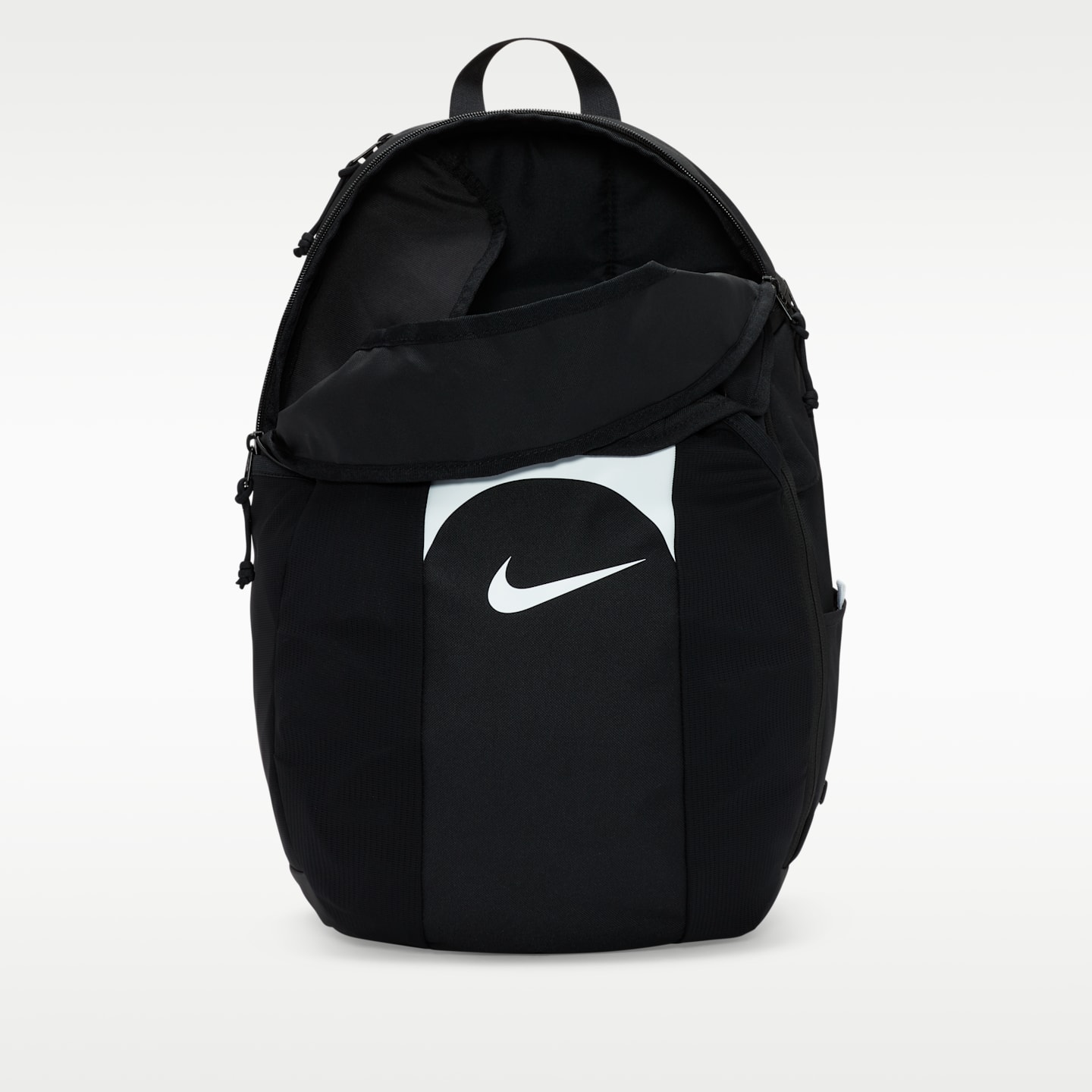 Командный рюкзак Nike Academy, 30 л, цвет: Чёрный / Белый — фото 6