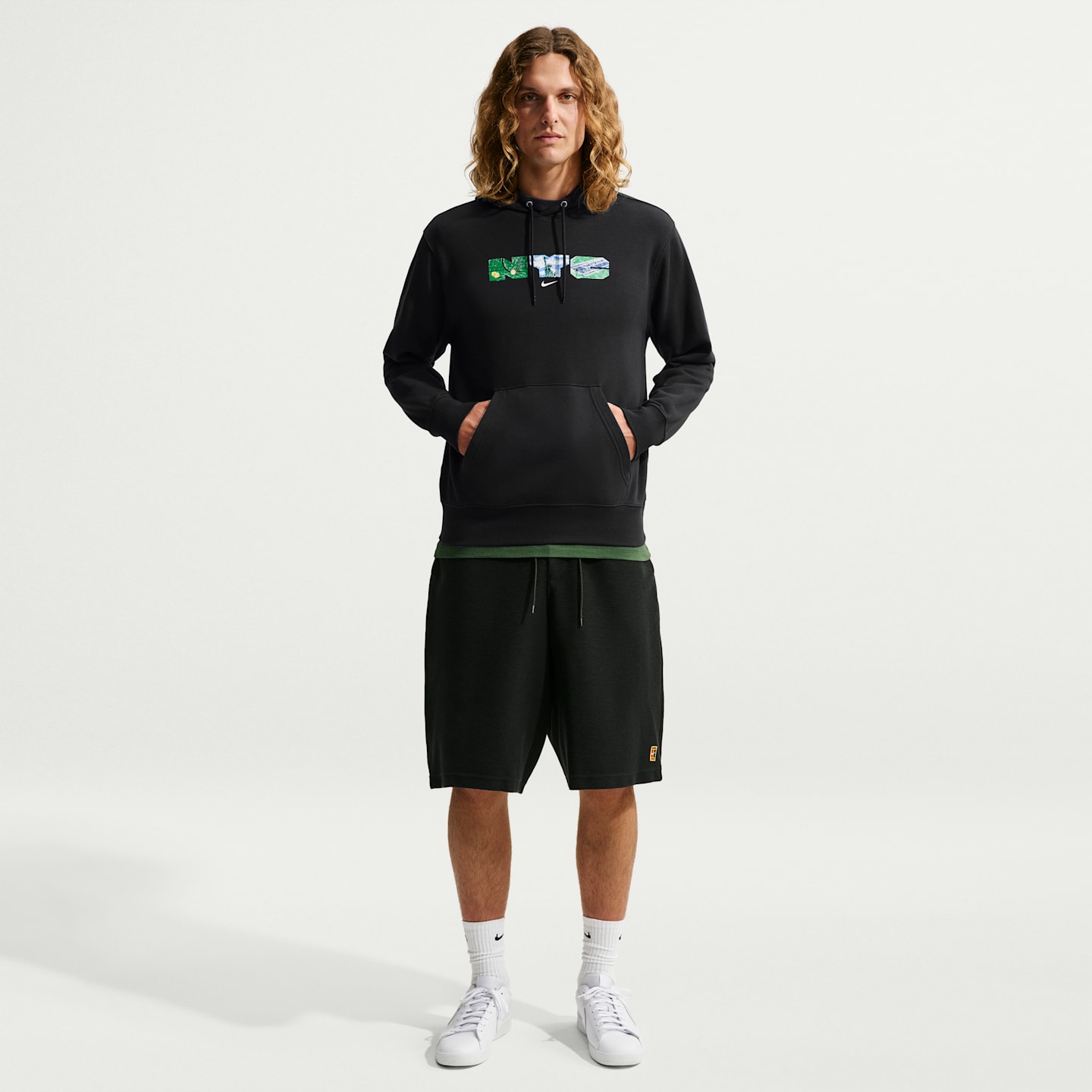 Худи NikeCourt, цвет: Чёрный — фото 4