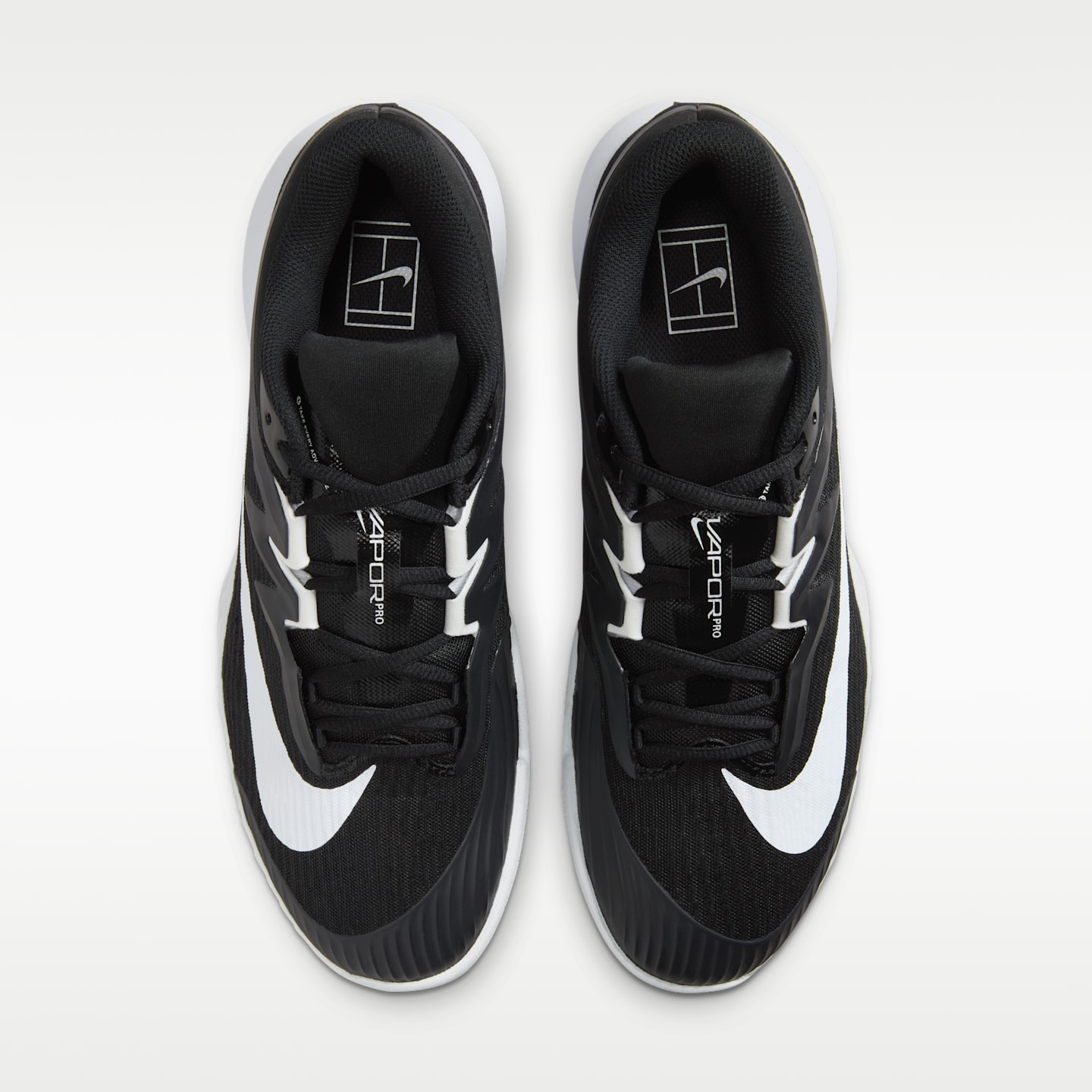 Мужские кроссовки Nike Vapor Pro 3 Clay Court Tennis Shoes, цвет: Чёрный / Белый — фото 4