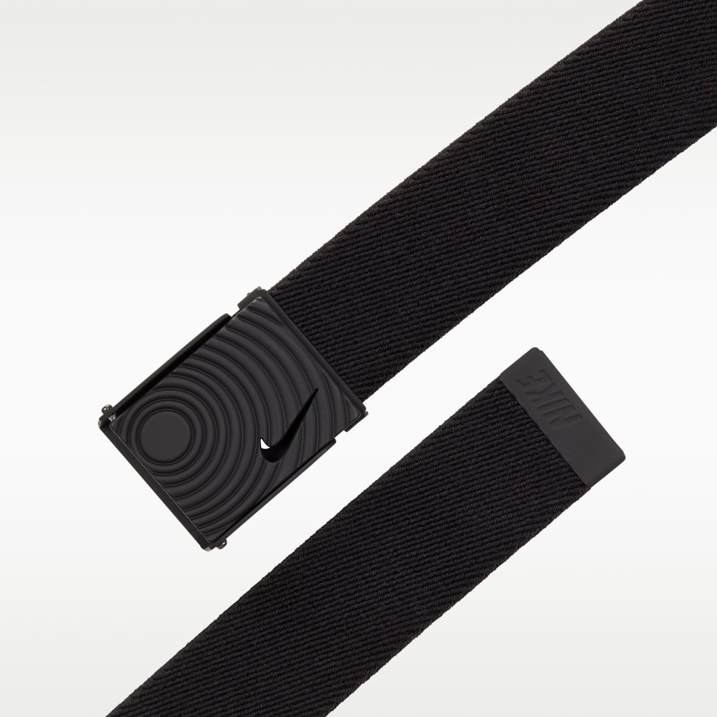 Мужской ремень Nike Outsole Stretch Web Belt, цвет: Чёрный — фото 2