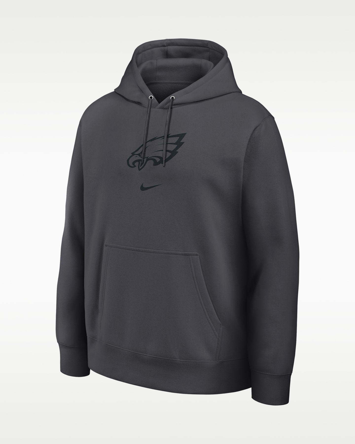 Мужское худи Nike Philadelphia Eagles Washed Club NFL Pullover, цвет: Антрацитовый — фото 3