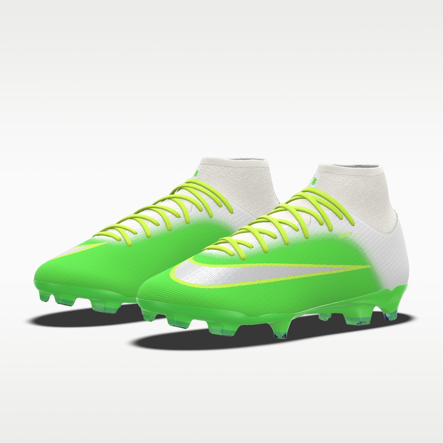 Мужские бутсы Nike Mercurial Superfly 11 Academy By You Custom Firm-Ground High-Top Soccer Cleats, цвет: Разноцветный — фото 2
