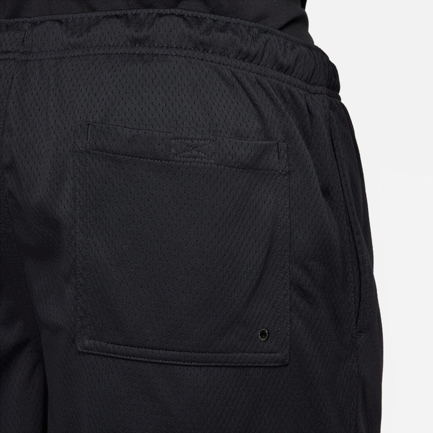 Мужские сетчатые шорты Nike Club Flow, цвет: Чёрный / Белый — фото 5