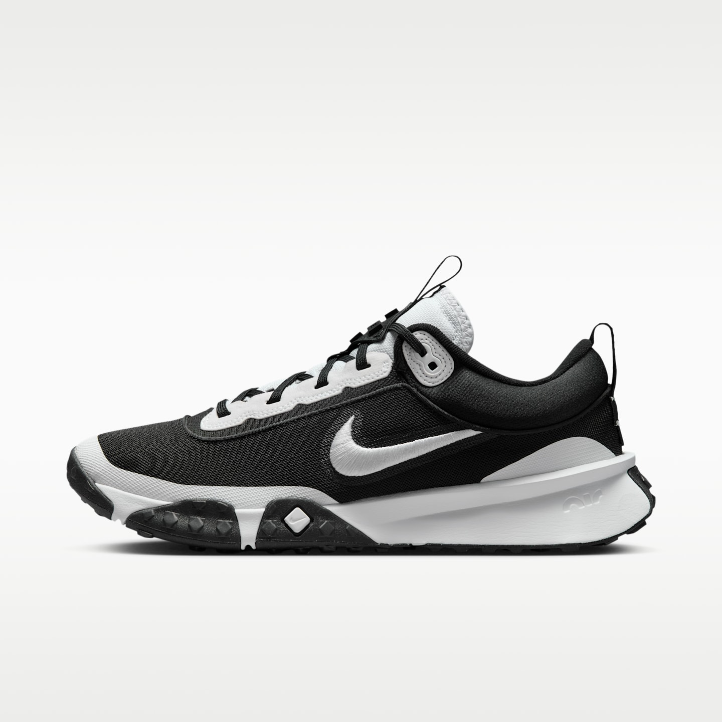 Мужские кроссовки Nike Air Diamond Varsity Turf Baseball, цвет: Чёрный / Белый — фото 1