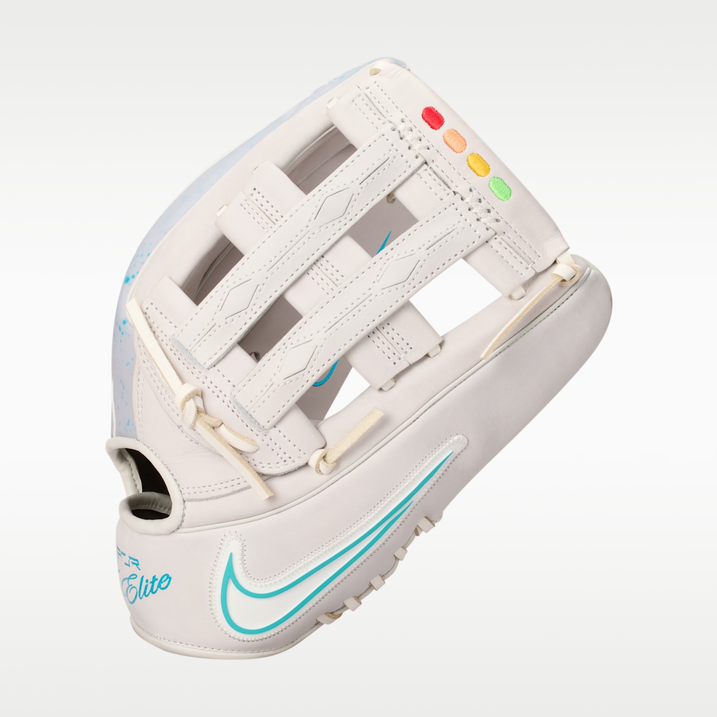 Бейсбольная перчатка Nike Vapor Elite Outfield H-Web для правши, цвет: Белый — фото 5