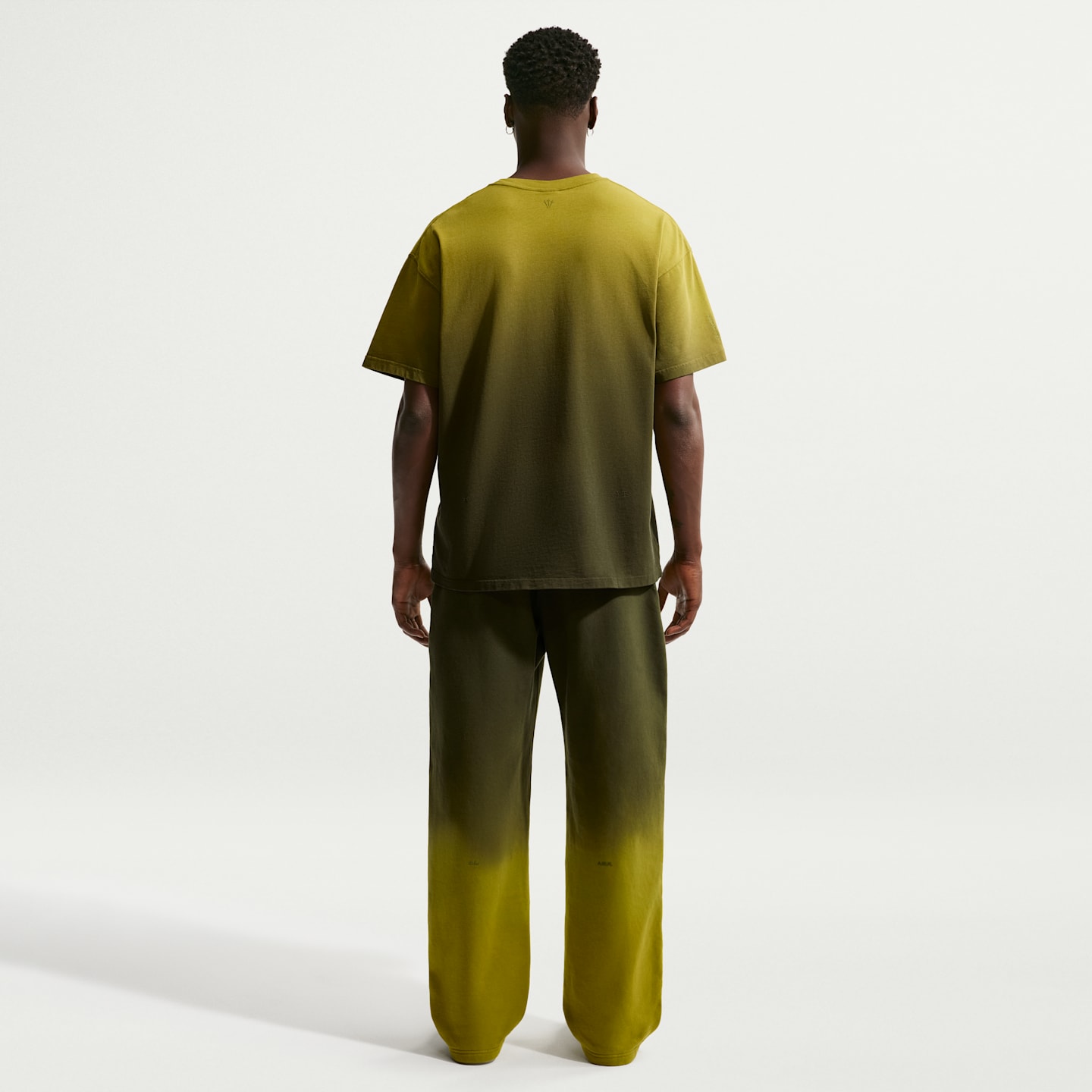 Мужские брюки Nike Nocta Open-Hem Fleece CS, цвет: Мох / Средний оливковый — фото 4