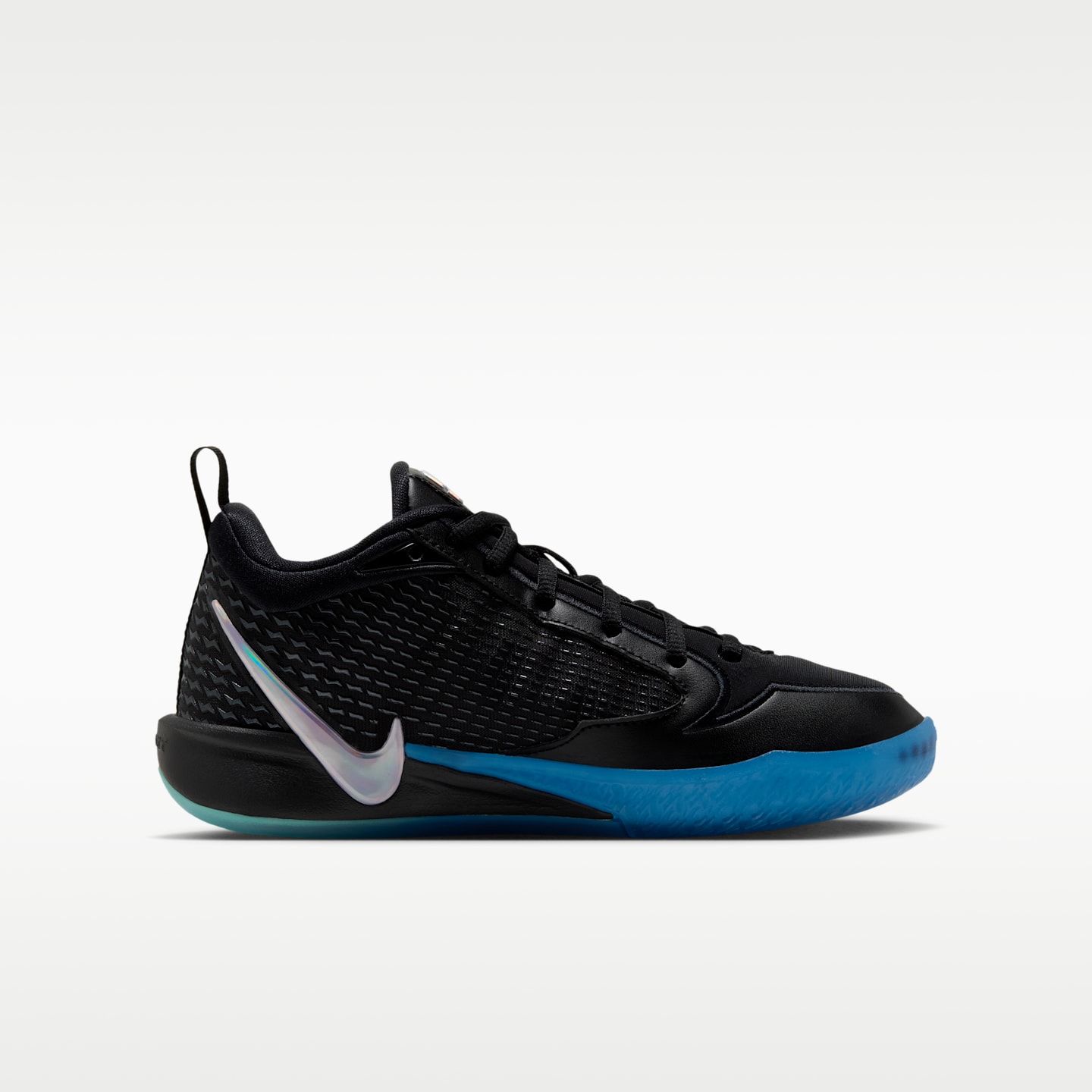Детские кроссовки Nike Sabrina 4 "Limelight Glow" Little Kids' Basketball, цвет: Чёрный / Синий сияющий — фото 3