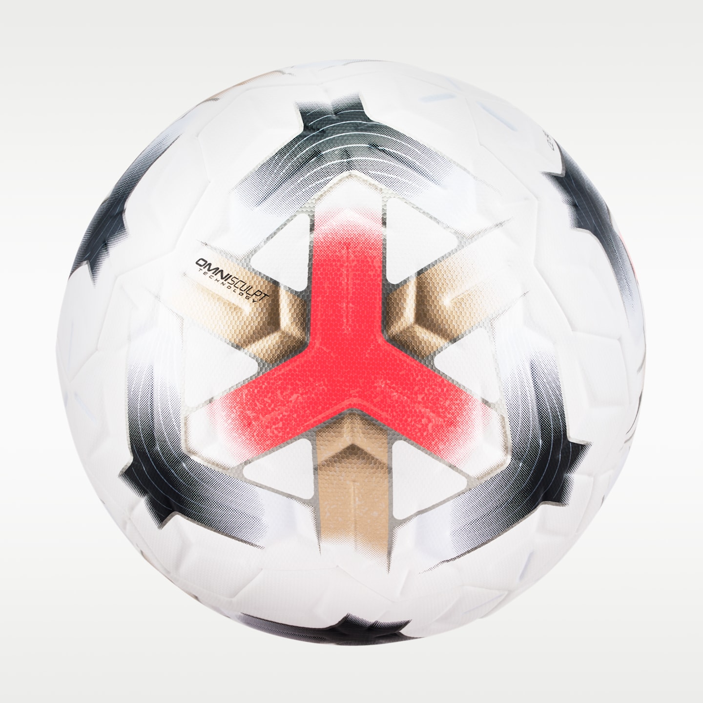 Мяч Nike Academy Elite Soccer Ball, цвет: Белый / Яркий малиновый — фото 2