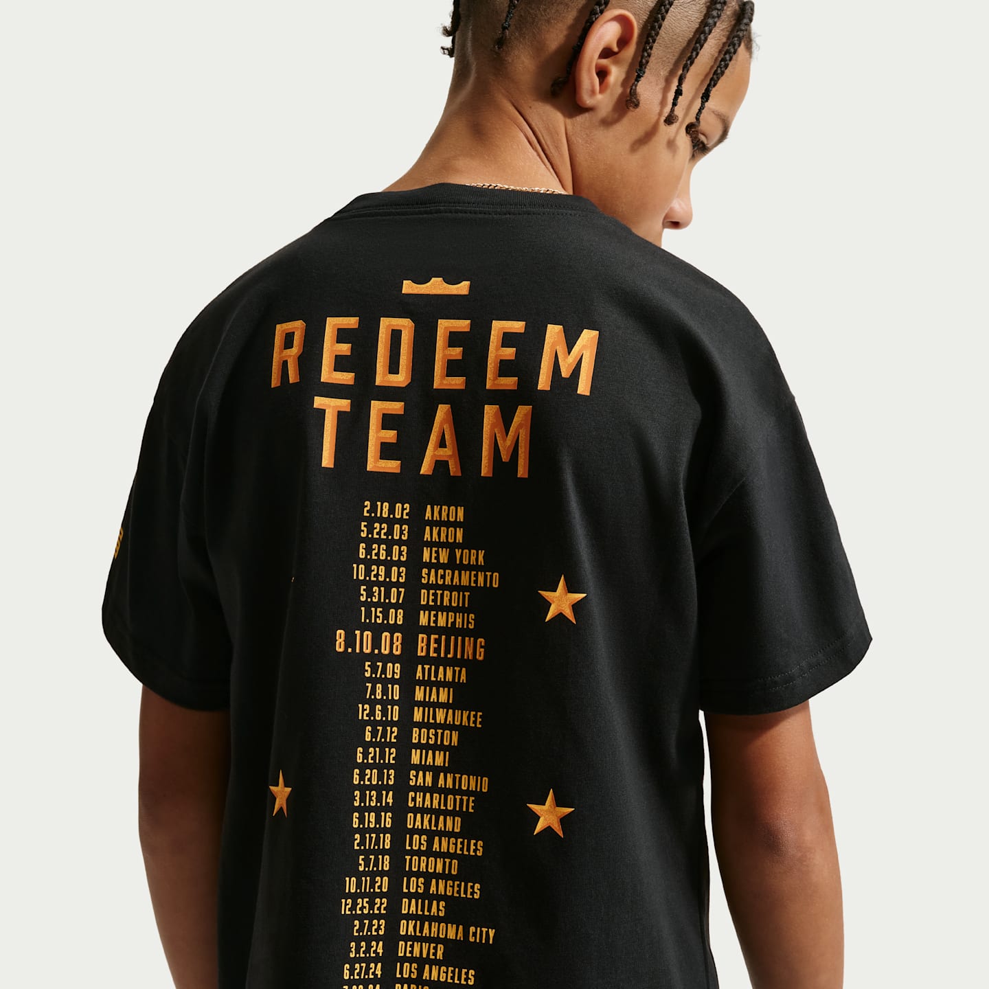 Детская футболка Nike LeBron, цвет: Чёрный — фото 2