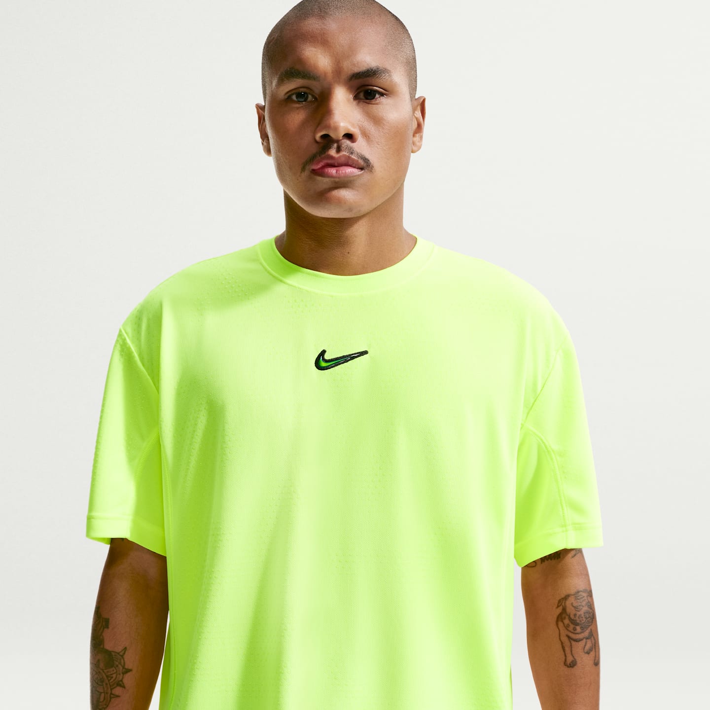 Джерси Nike SB Ishod с коротким рукавом, цвет: Кислотно-жёлтый — фото 1