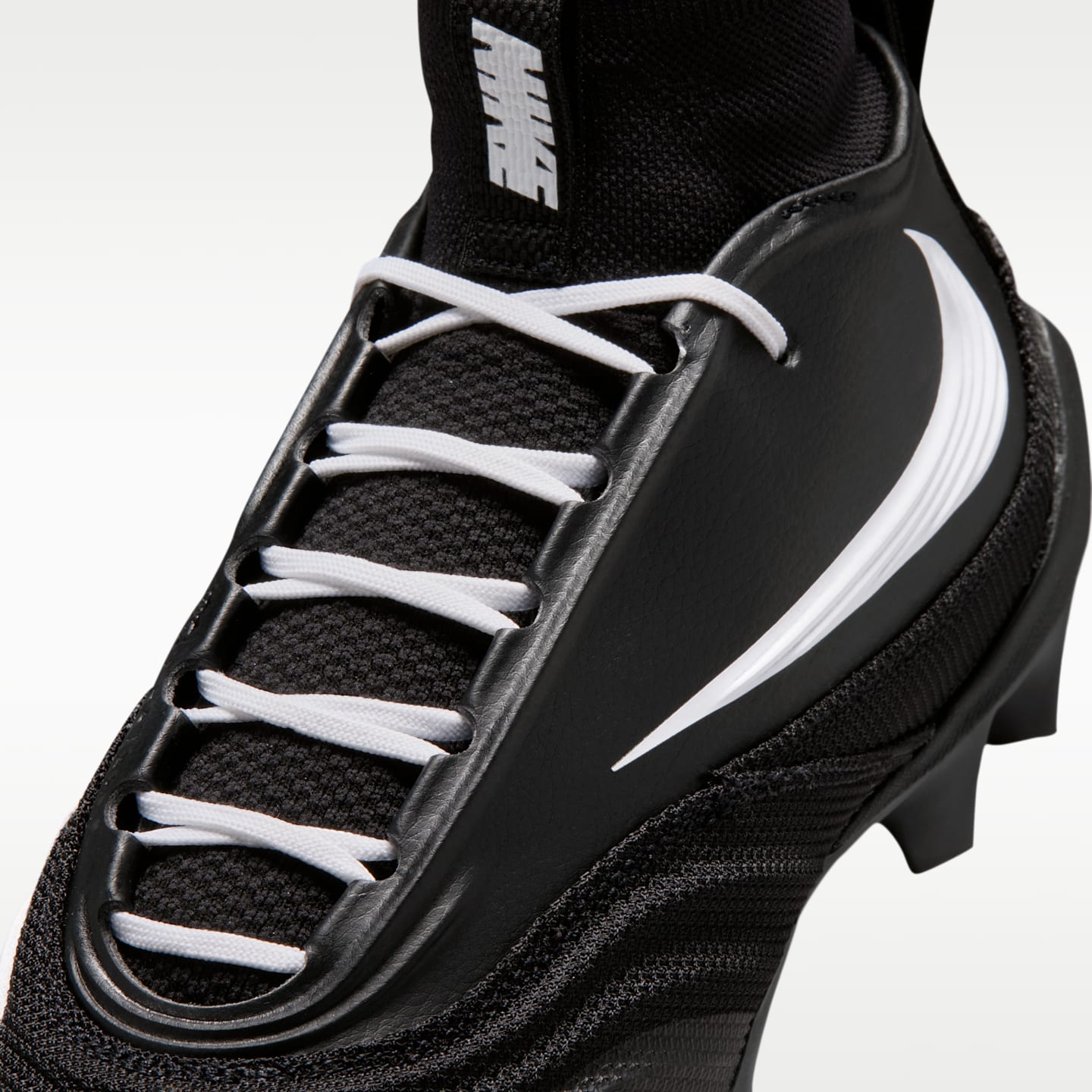 Мужские бутсы Nike Alpha Menace 5 Pro Football Cleats, цвет: Чёрный / Белый — фото 8