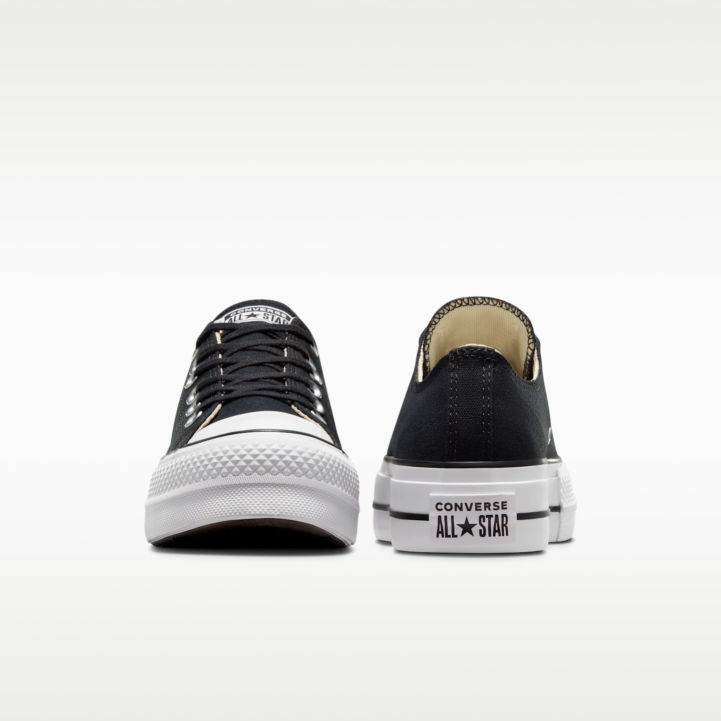 Женские кроссовки Nike Chuck Taylor All Star Lift Platform Canvas, цвет: Чёрный — фото 6