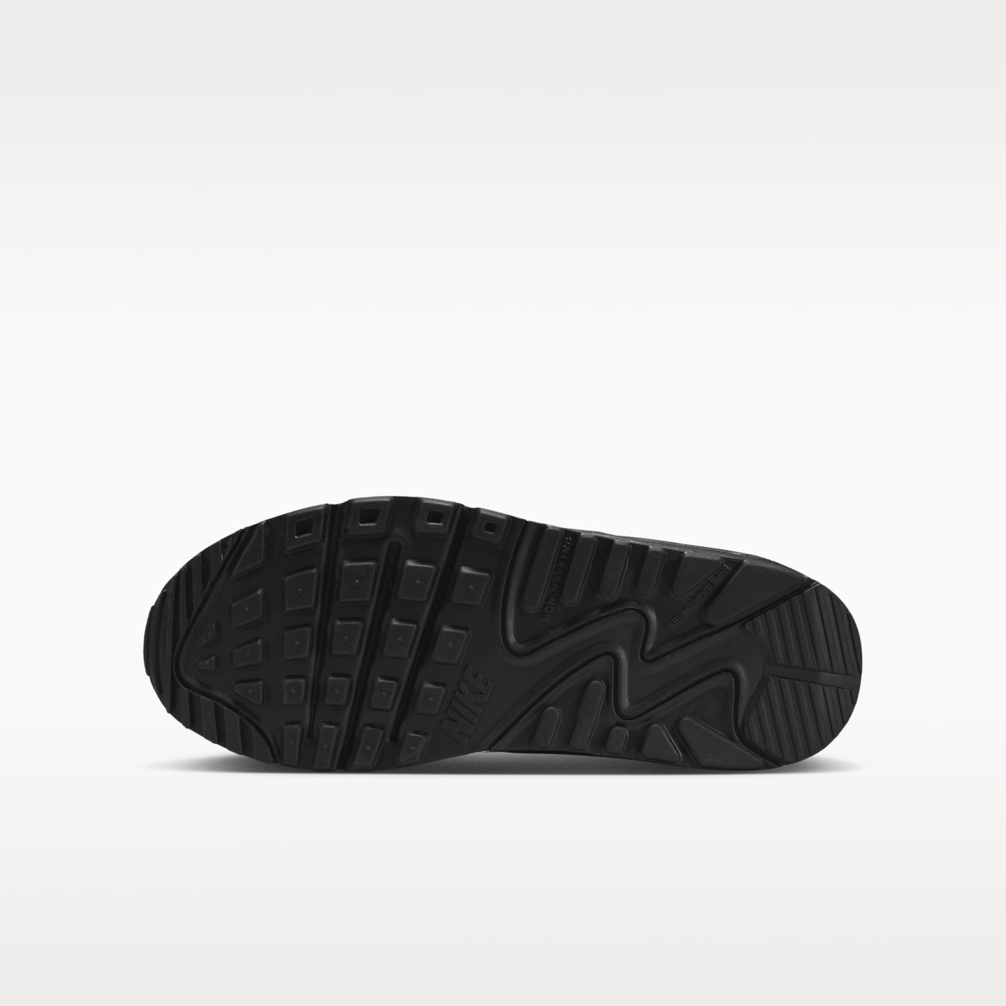 Детские кроссовки Nike Air Max 90 Little Kids' Shoes, цвет: Чёрный / Белый, вариант 1 — фото 2
