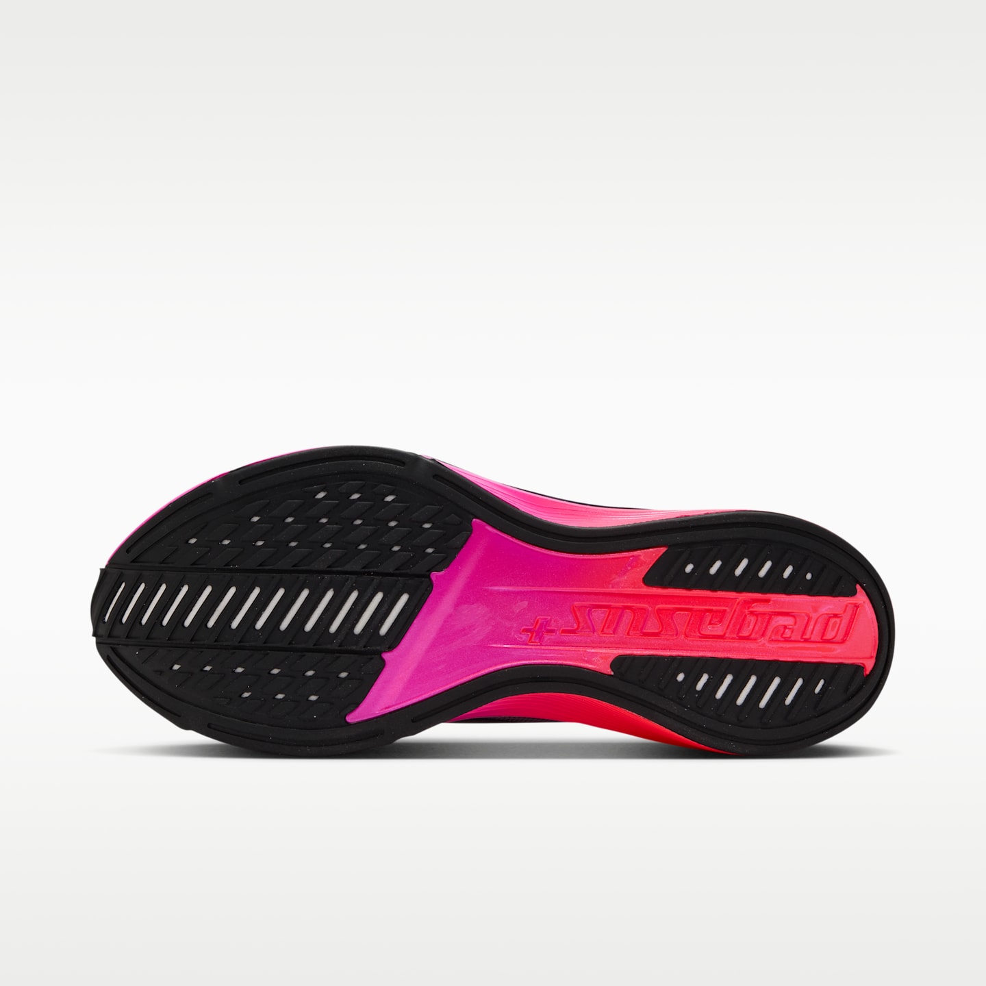 Женские кроссовки Nike Pegasus Plus 2 Road Running, цвет: Чёрный / Розовый — фото 2