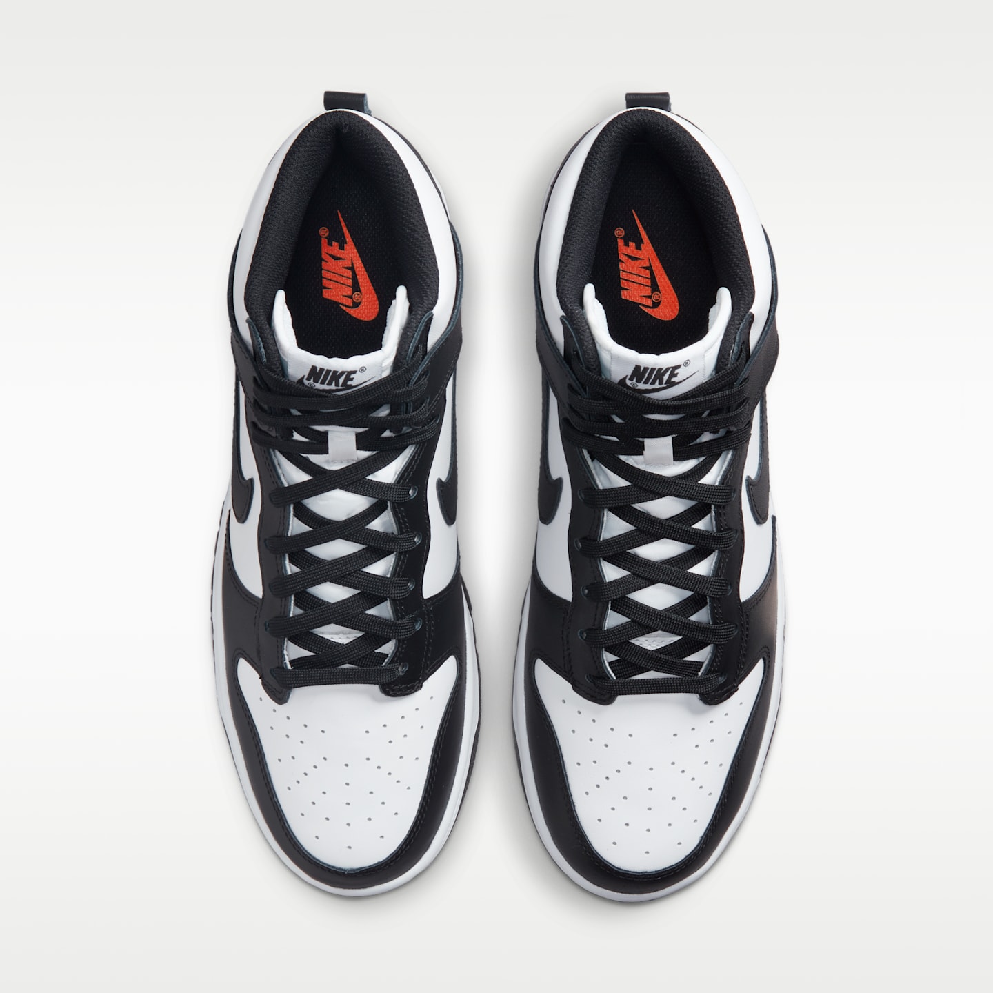 Мужские кроссовки Nike Dunk High Retro, цвет: Белый / Оранжевый — фото 4