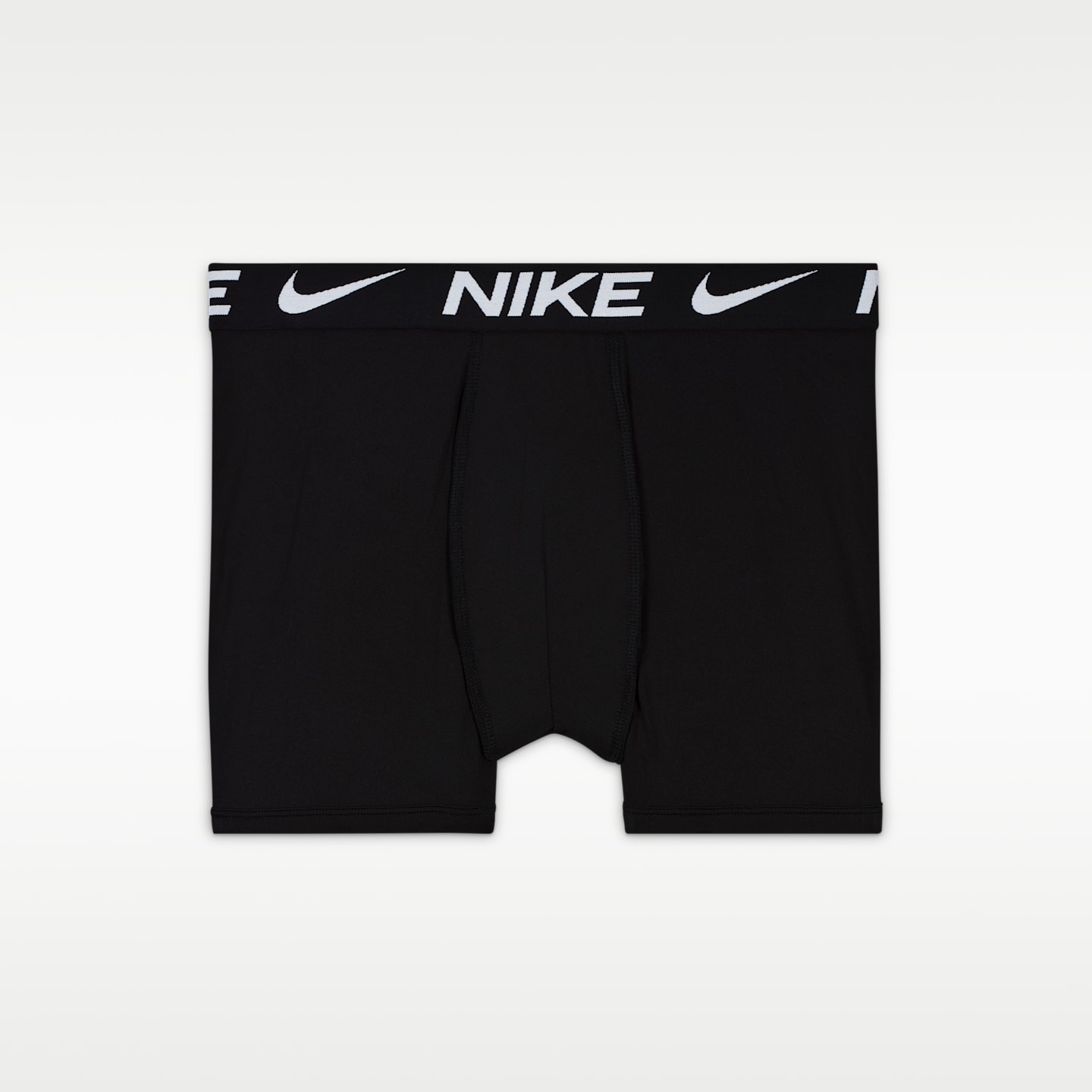 Детские однотонные боксёры Nike Dri-FIT, 3 шт, цвет: Чёрный — фото 3