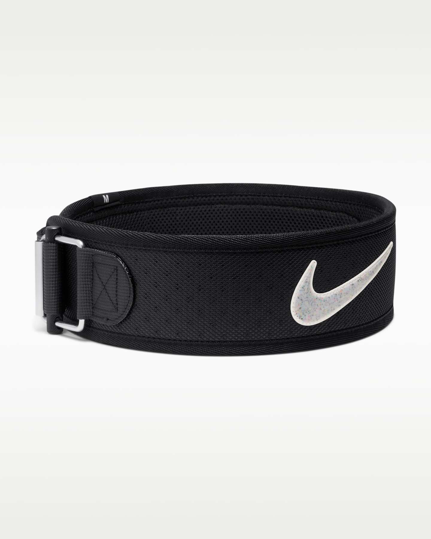 Женский пояс для тяжёлой атлетики Nike, цвет: Чёрный / Белый — фото 3