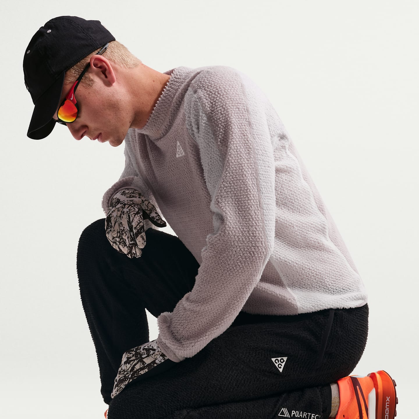 Мужские брюки Nike ACG Wolf Lichen, цвет: Чёрный / Антрацитовый — фото 4