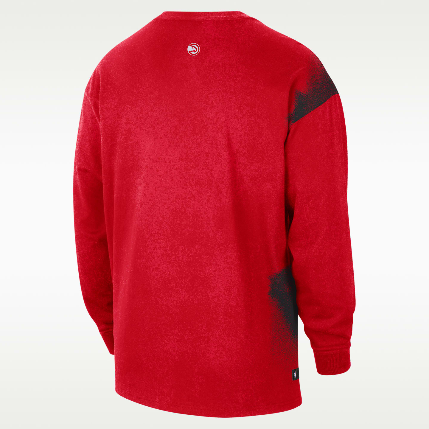 Мужская футболка Nike Atlanta Hawks Essential Anthem Long-Sleeve Basketball, цвет: Красный — фото 2