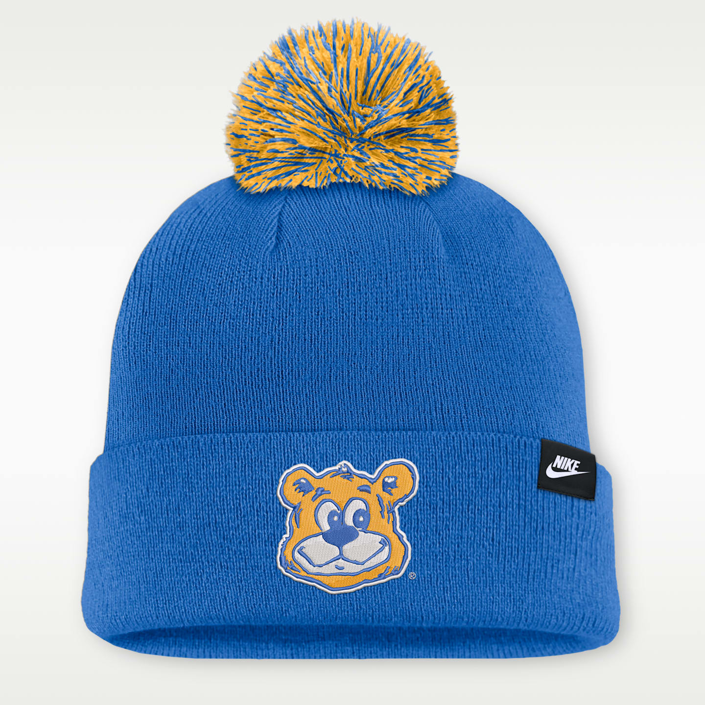 Мужская шапка-бини с отворотом Nike Ucla Peak, цвет: Синий — фото 2