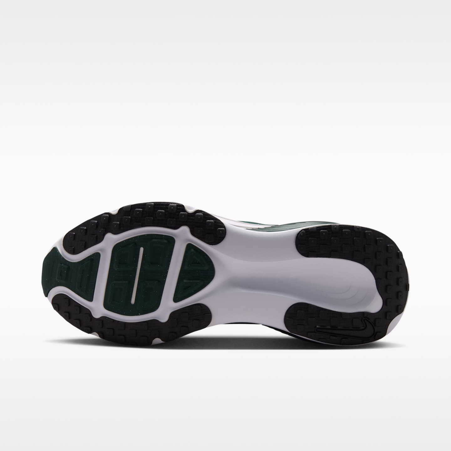 Мужские кроссовки Nike College Vomero 18 (Michigan State) Road Running, цвет: Зелёный / Чёрный — фото 2