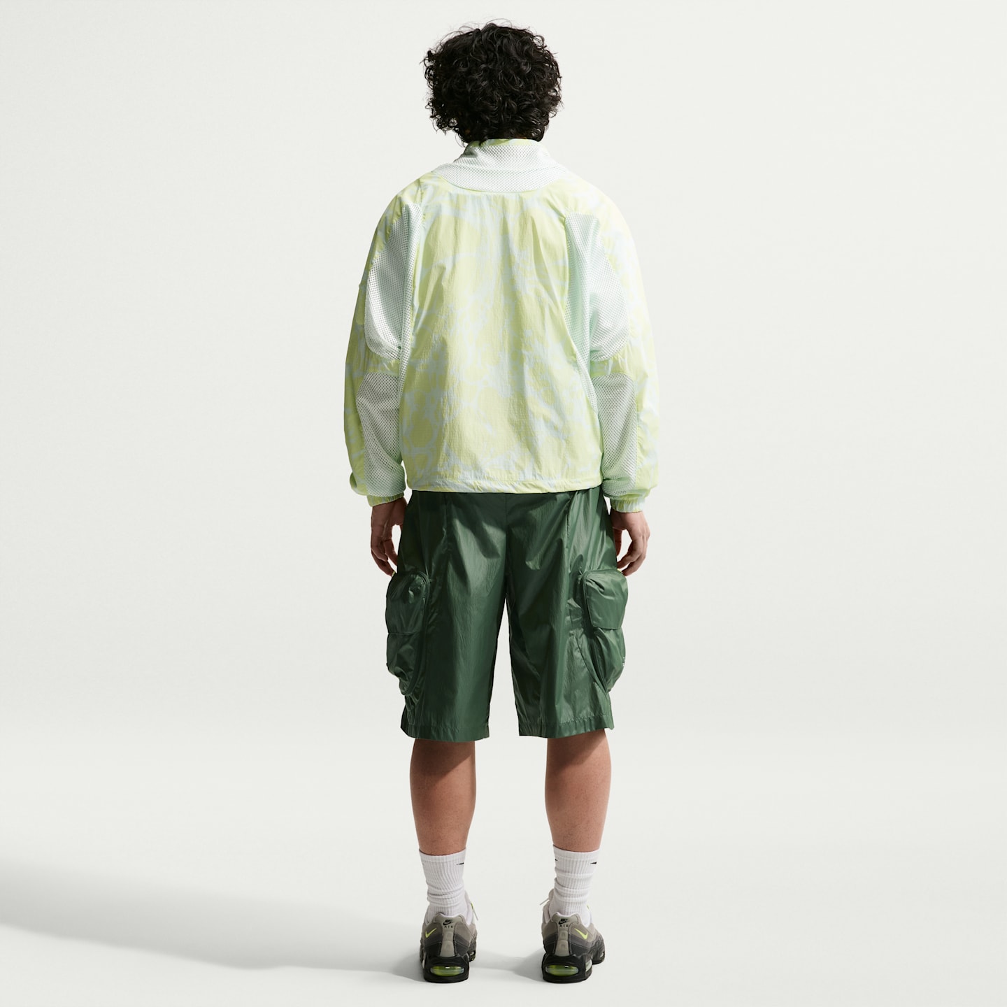 Мужские тканые шорты-карго Nike Project F.R.O.G. Pod, цвет: Кислотно-жёлтый / Зелёный — фото 5